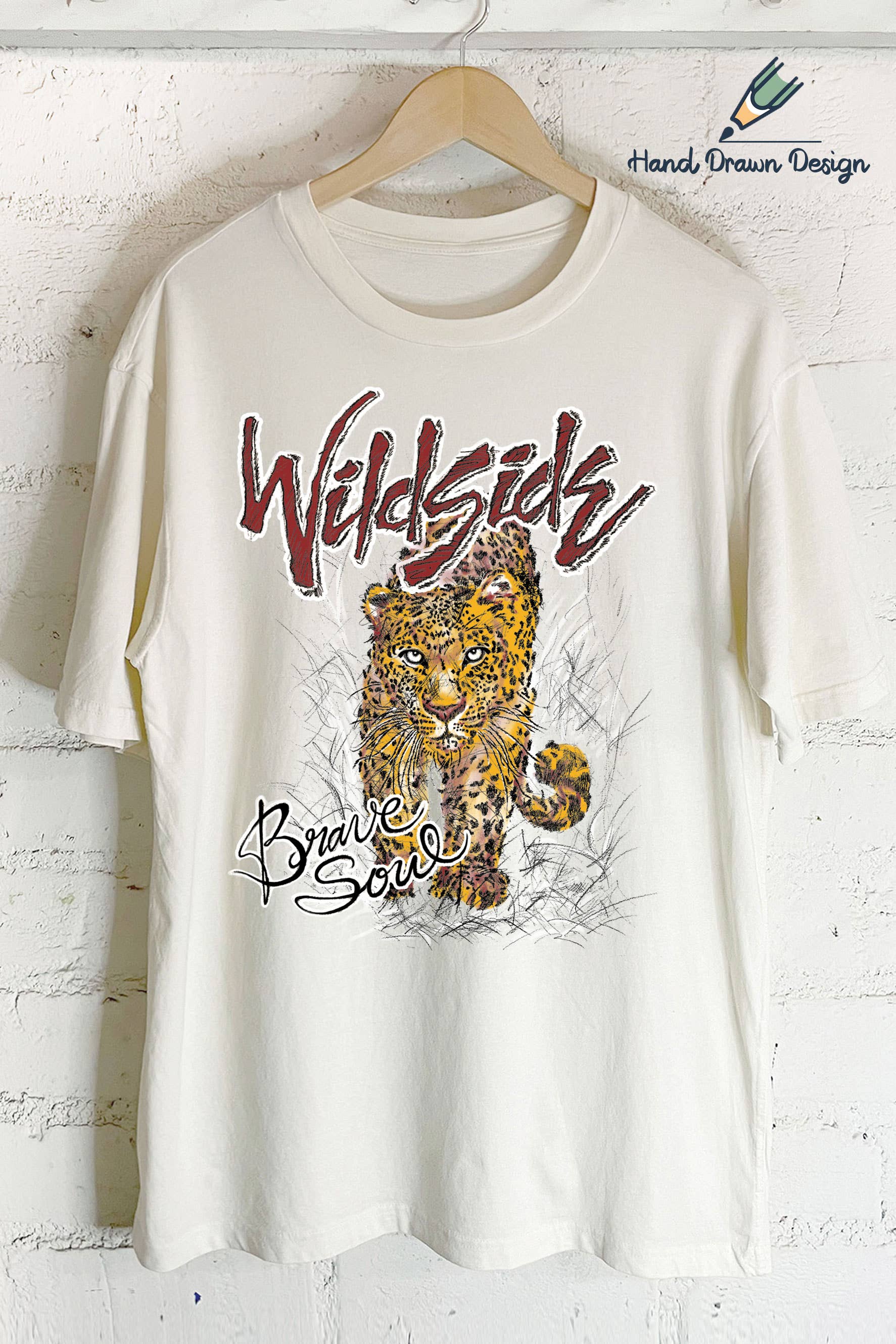 Wildside-Hand Drawn  (Oversized Tee) Hoodie, Sweatshirt | PodTeesHub.com
