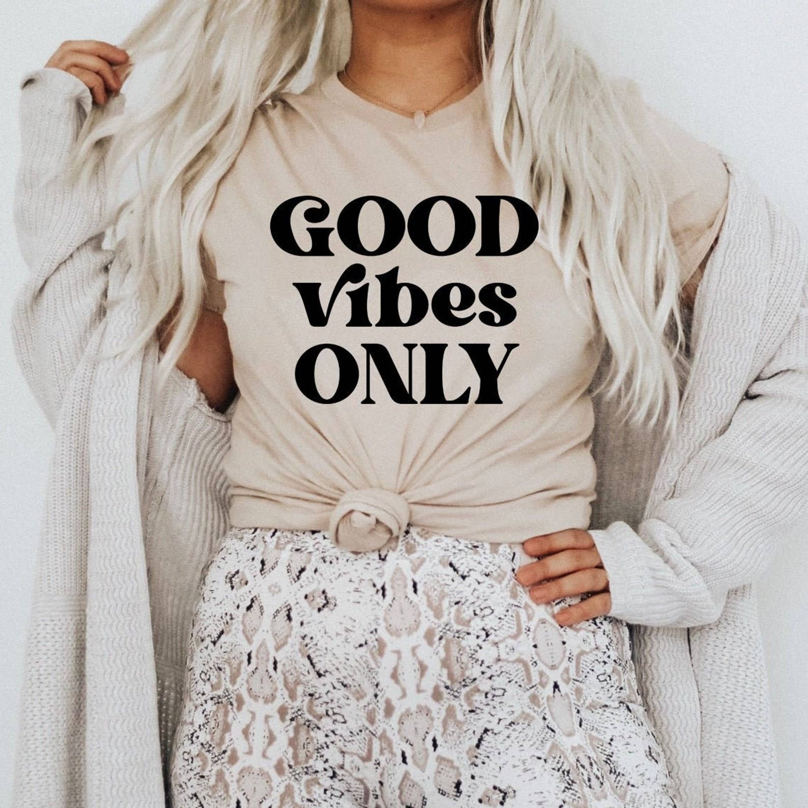 Good Vibes Only T-Shirt Hoodie, Sweatshirt | PodTeesHub.com