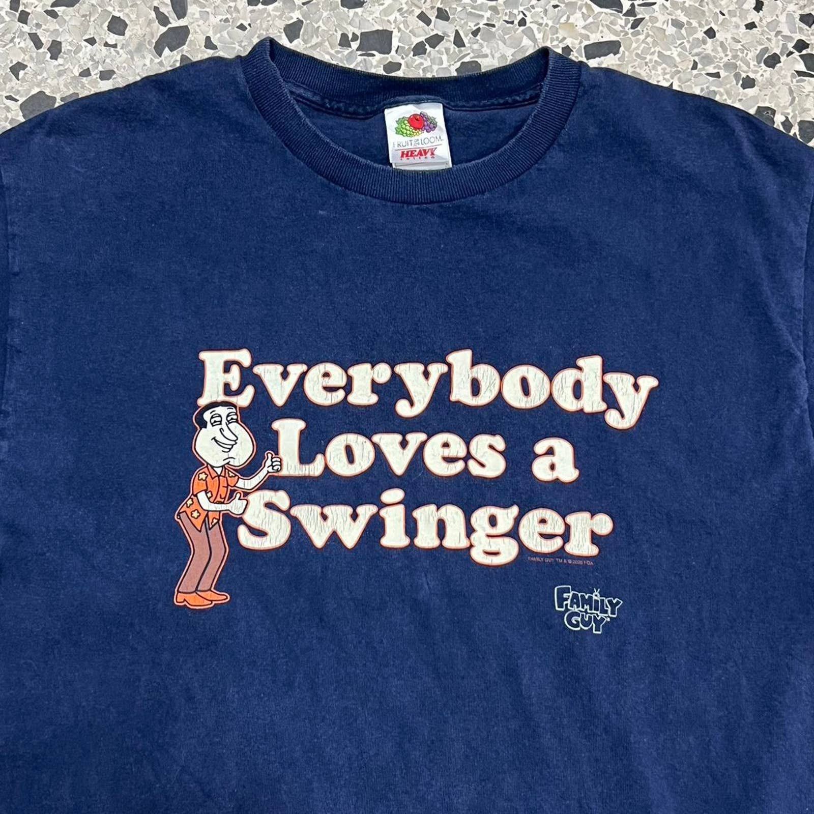 Vintage Y2k Family Guy Quagmire Swinger Tee Hoodie, Sweatshirt | PodTeesHub.com