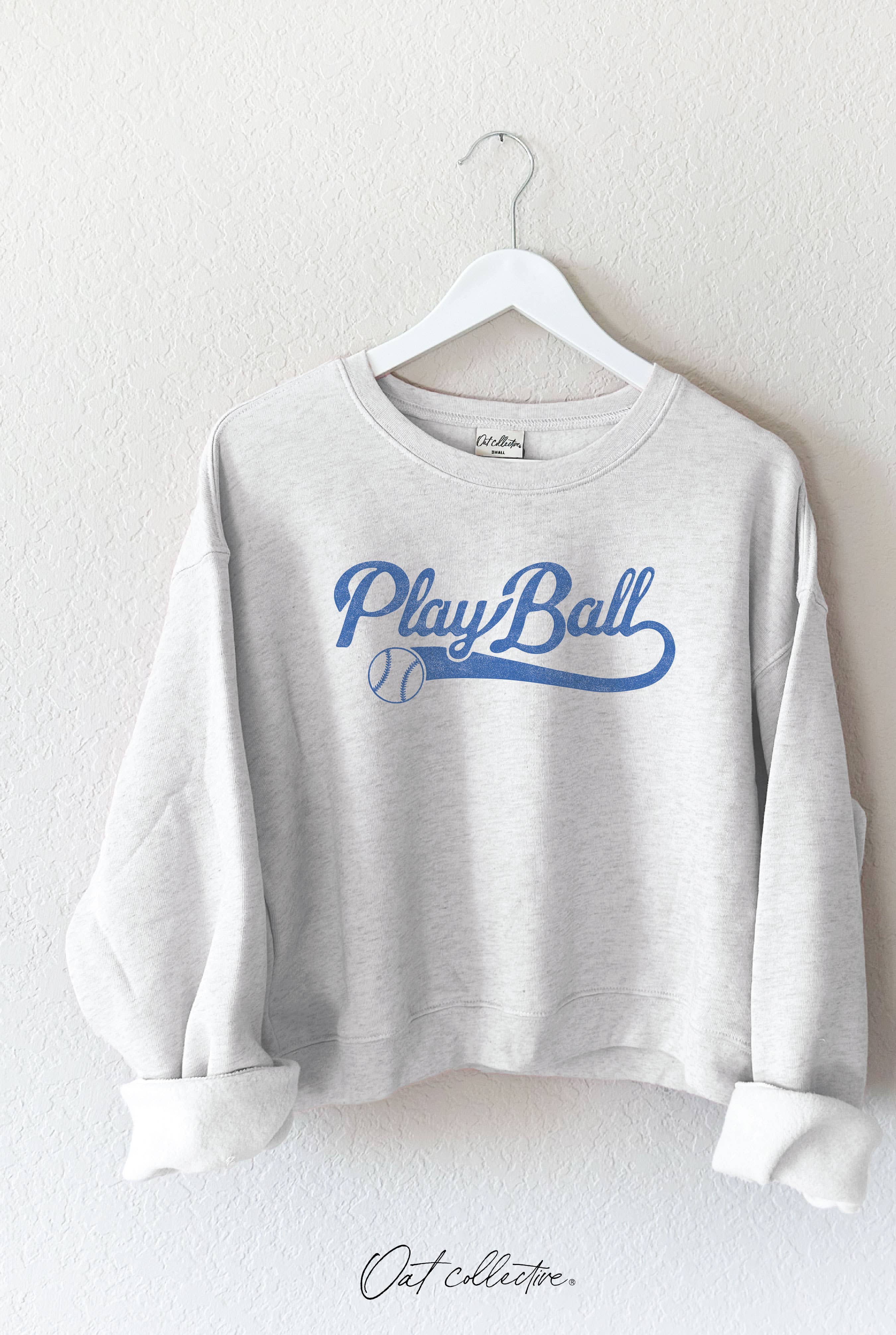 Play Ball Mid Graphic Sweatshirt T-Shirts, Hoodie | PodTeesHub.com