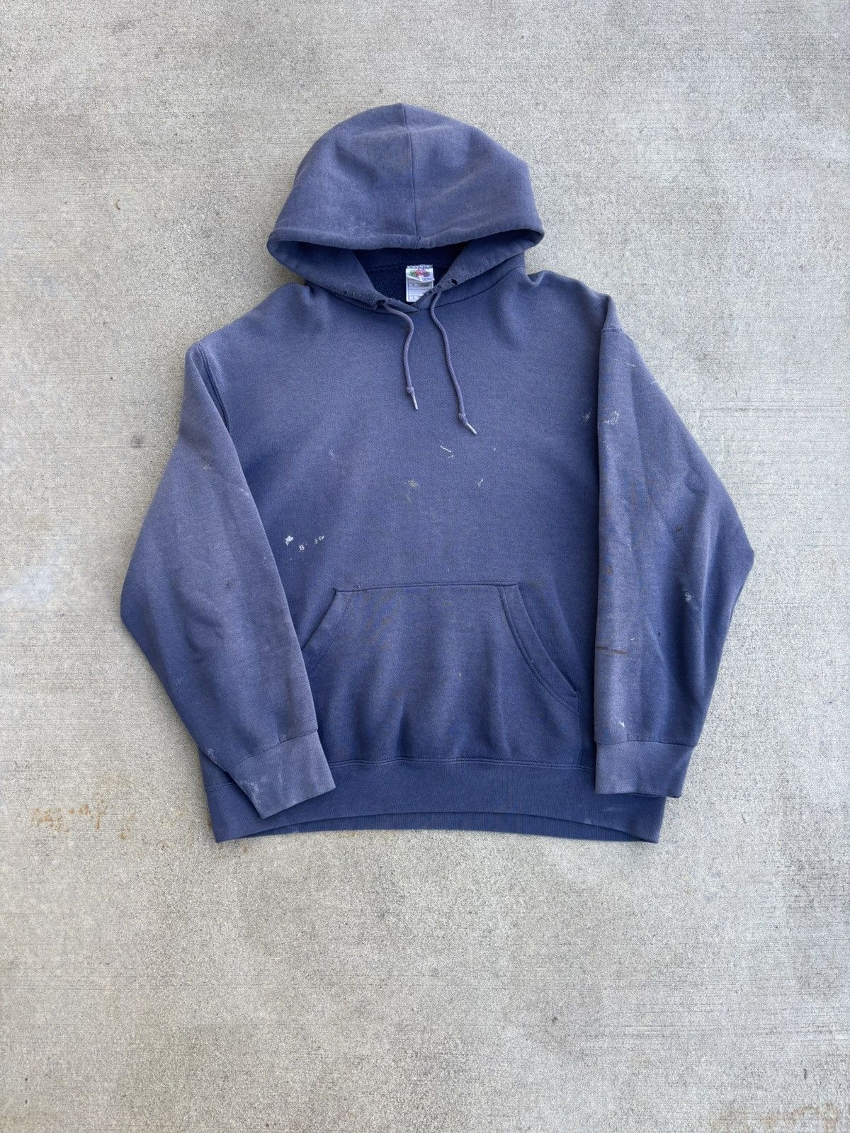 Vintage 90s Faded Blue Hoodie T-Shirts, Sweatshirt | PodTeesHub.com