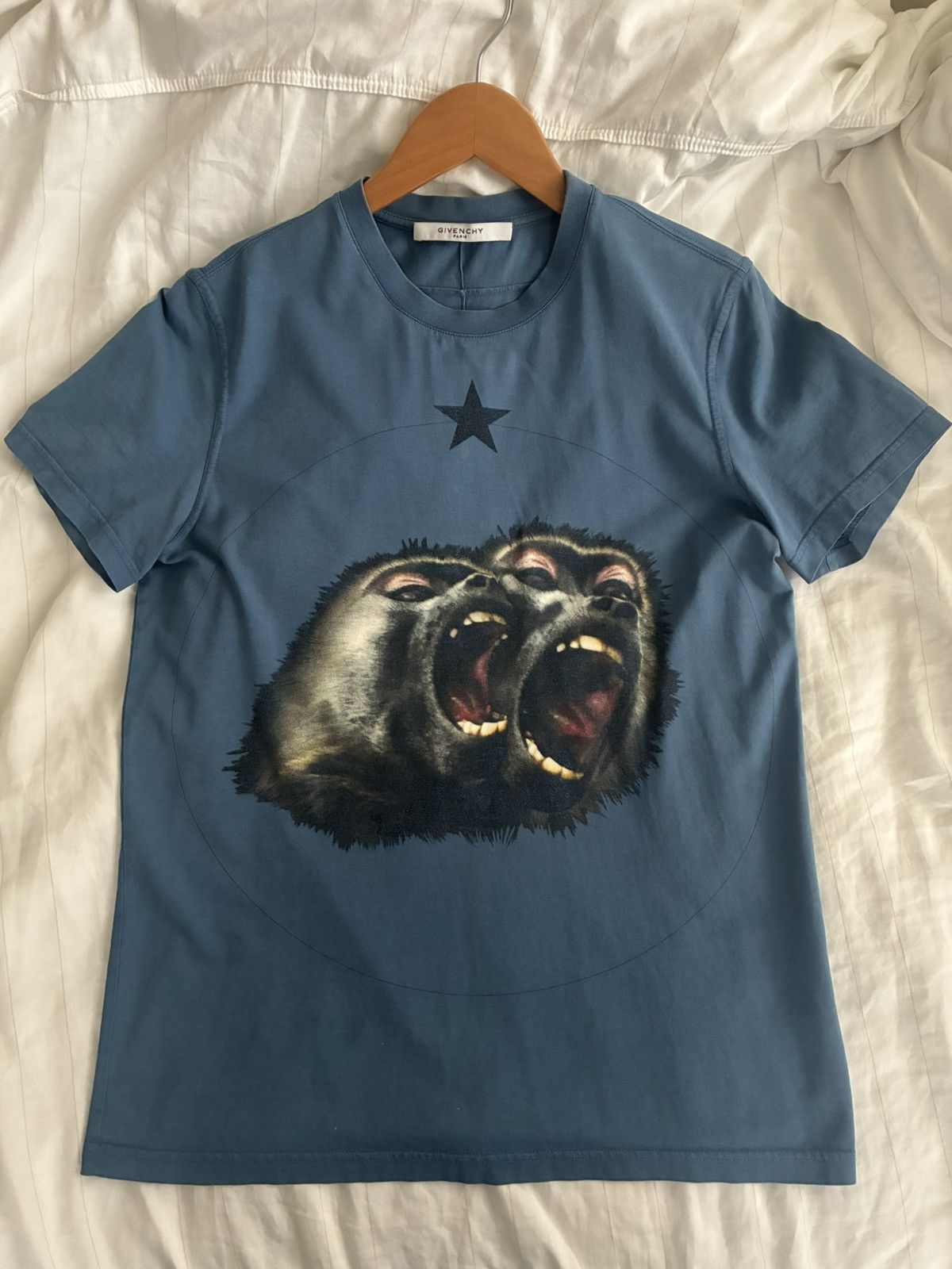 Ss16 Givenchy By Riccardo Tisci Monkey Brothers Graphic Tee Hoodie, Sweatshirt | PodTeesHub.com