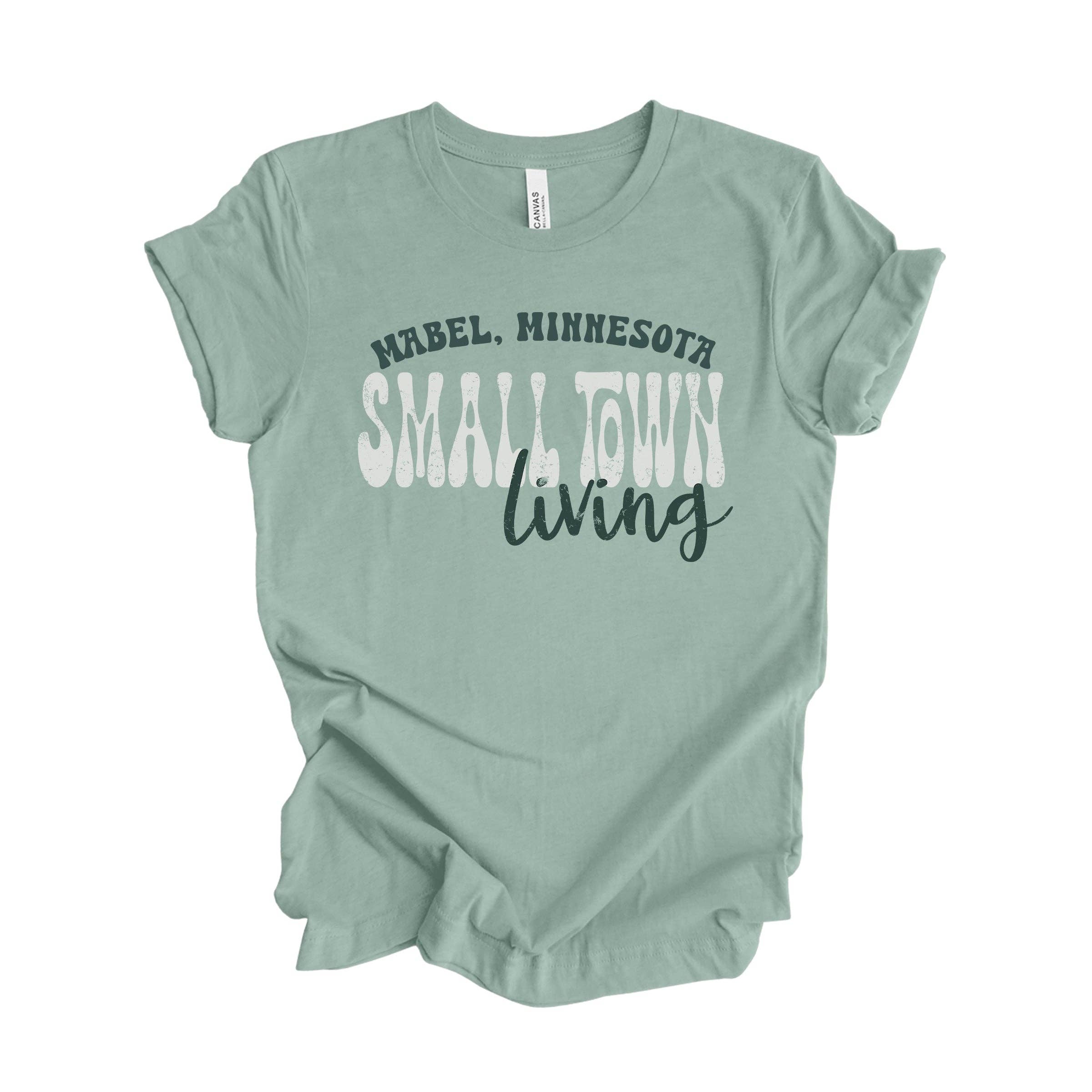 Small Town Living City State Personalized Tee Hoodie, Sweatshirt | PodTeesHub.com