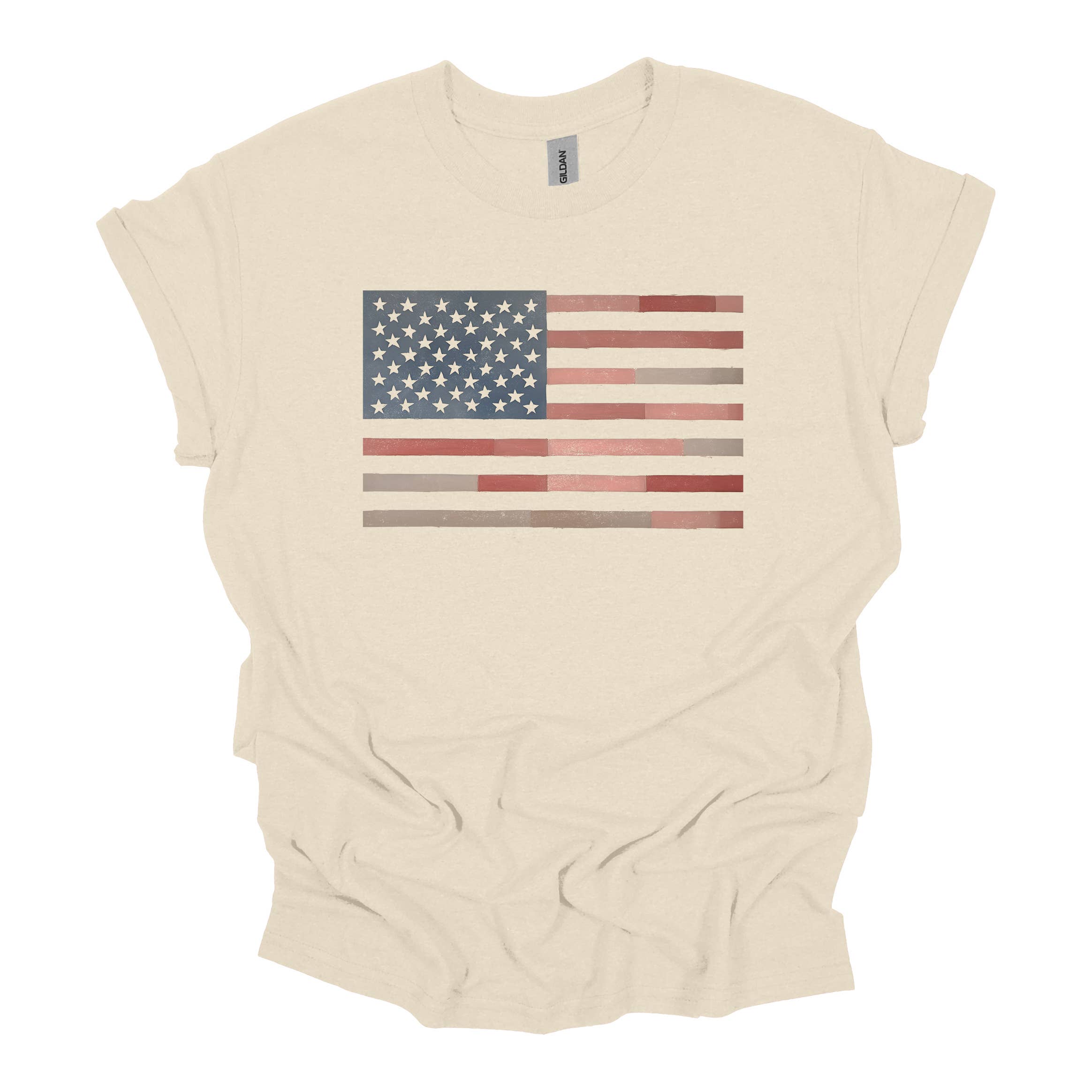 Flag Tee Hoodie, Sweatshirt | PodTeesHub.com