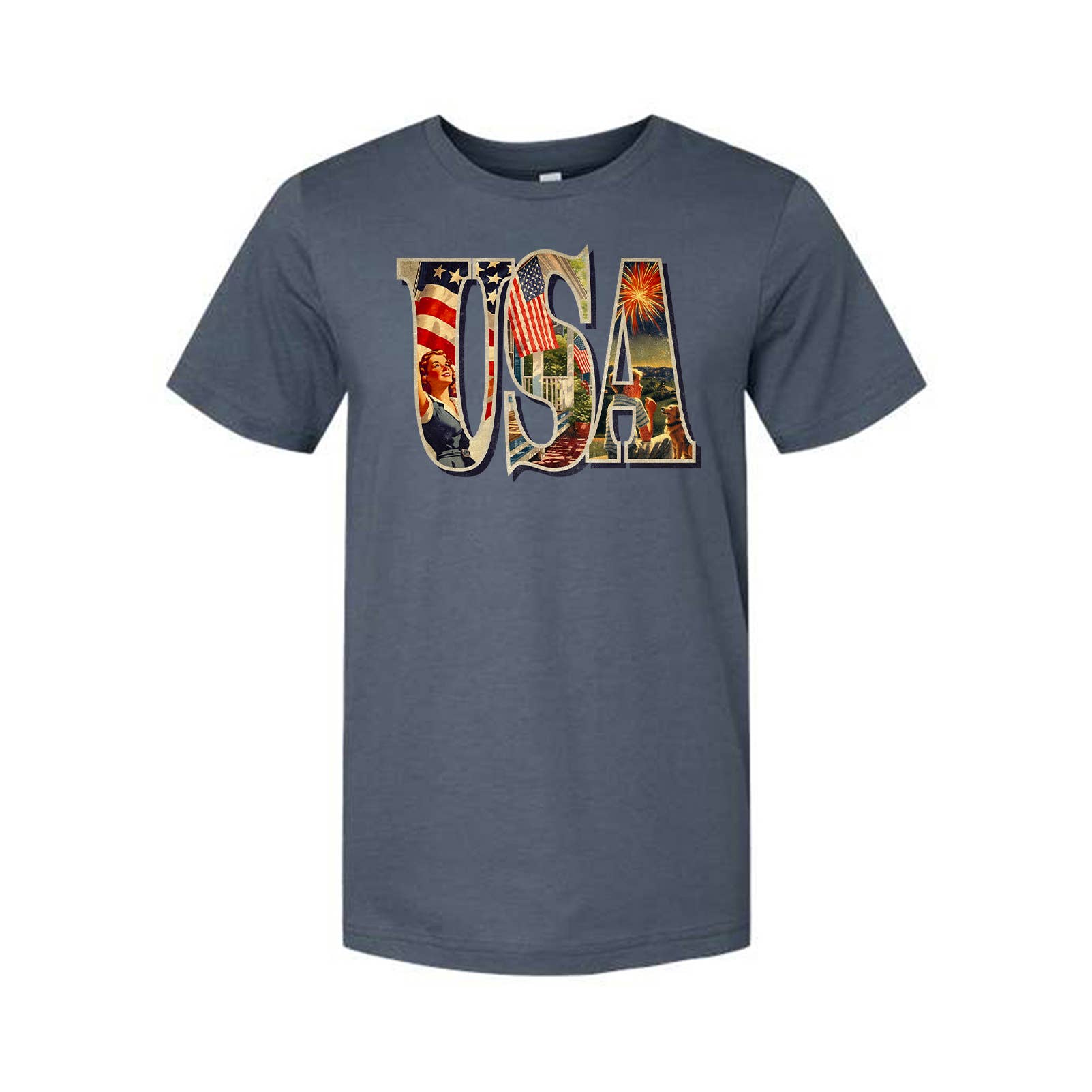 USA Americana Tee Hoodie, Sweatshirt | PodTeesHub.com