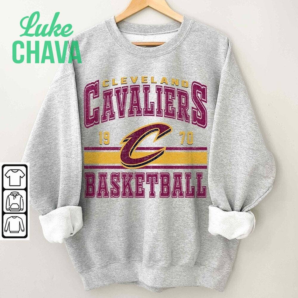 Cleveland Cavaliers Vintage Basketball Sweatshirt T-Shirts, Hoodie | PodTeesHub.com