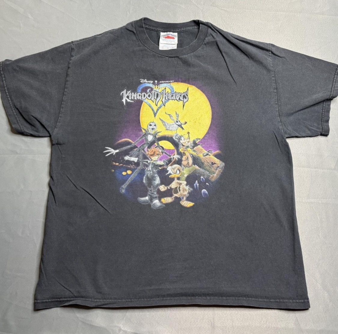 Vintage Y2k Kingdom Hearts 2001 Graphic Tee Hoodie, Sweatshirt | PodTeesHub.com
