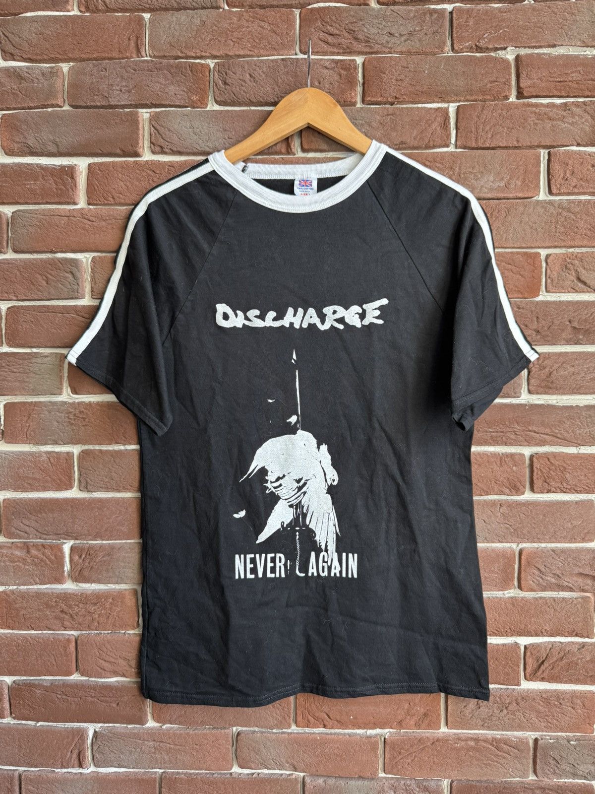 Band Tees Vintage 90s Rare Discharge Never Again Hardcor Punk Band Tee Hoodie, Sweatshirt | PodTeesHub.com