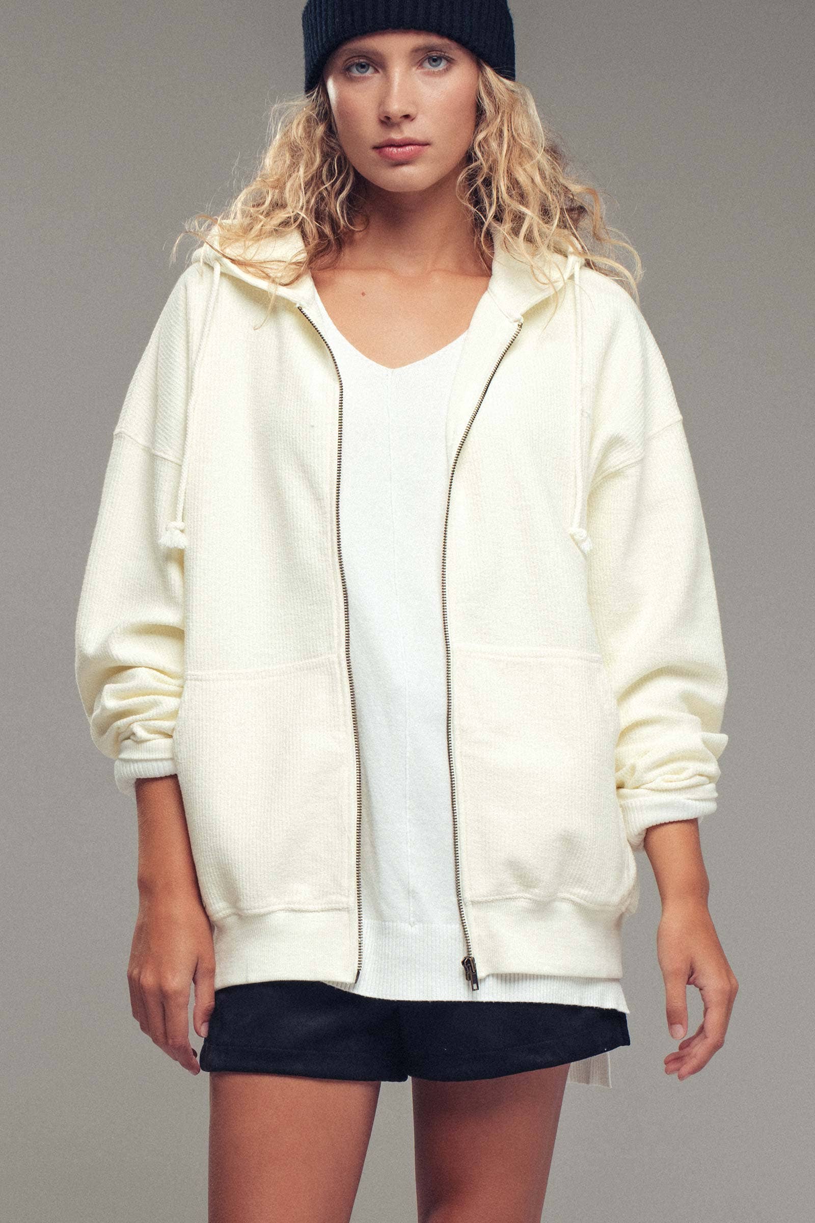 Oversized Ribbed Dolman Sleeve Hoodie T-Shirts, Sweatshirt | PodTeesHub.com