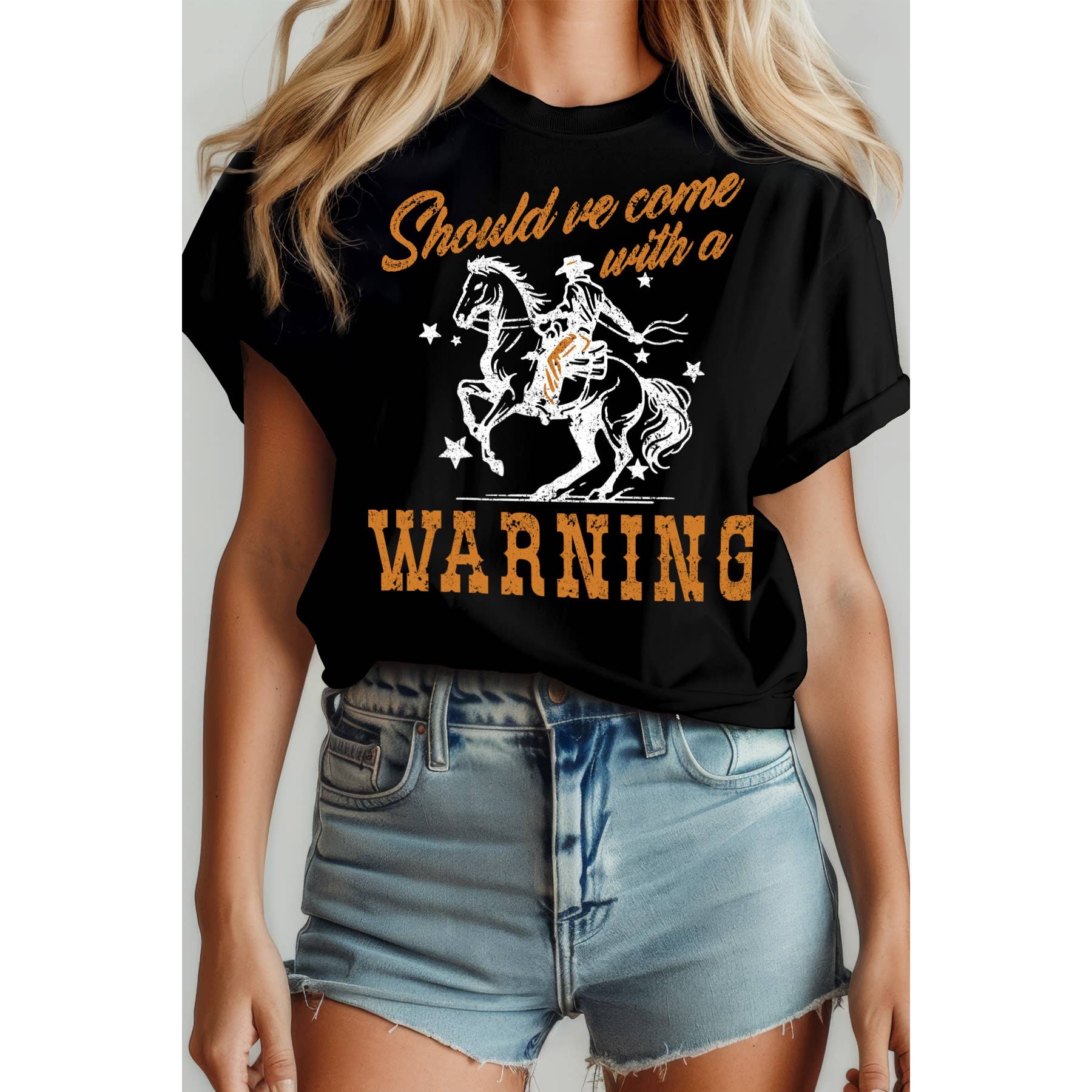 Should We Come with A Warning - Short Sleeve Tee Hoodie, Sweatshirt | PodTeesHub.com