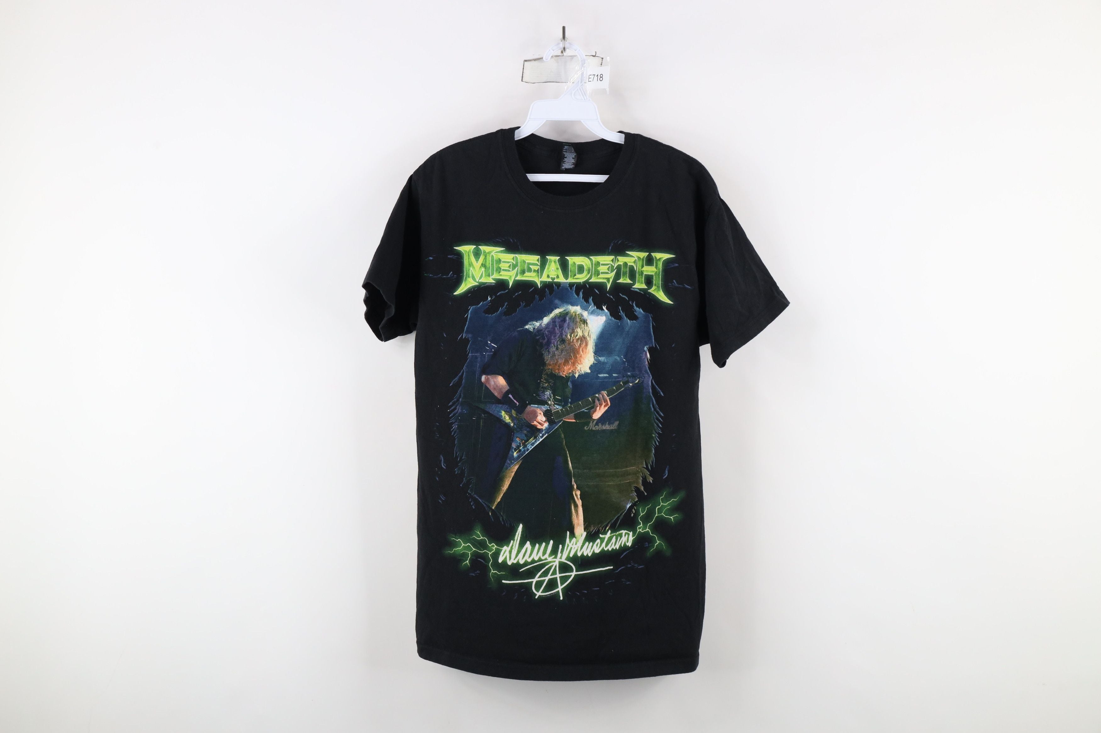 Vintage Y2k Faded Dave Mustaine Megadeth Band T Shirt Black Hoodie, Sweatshirt | PodTeesHub.com