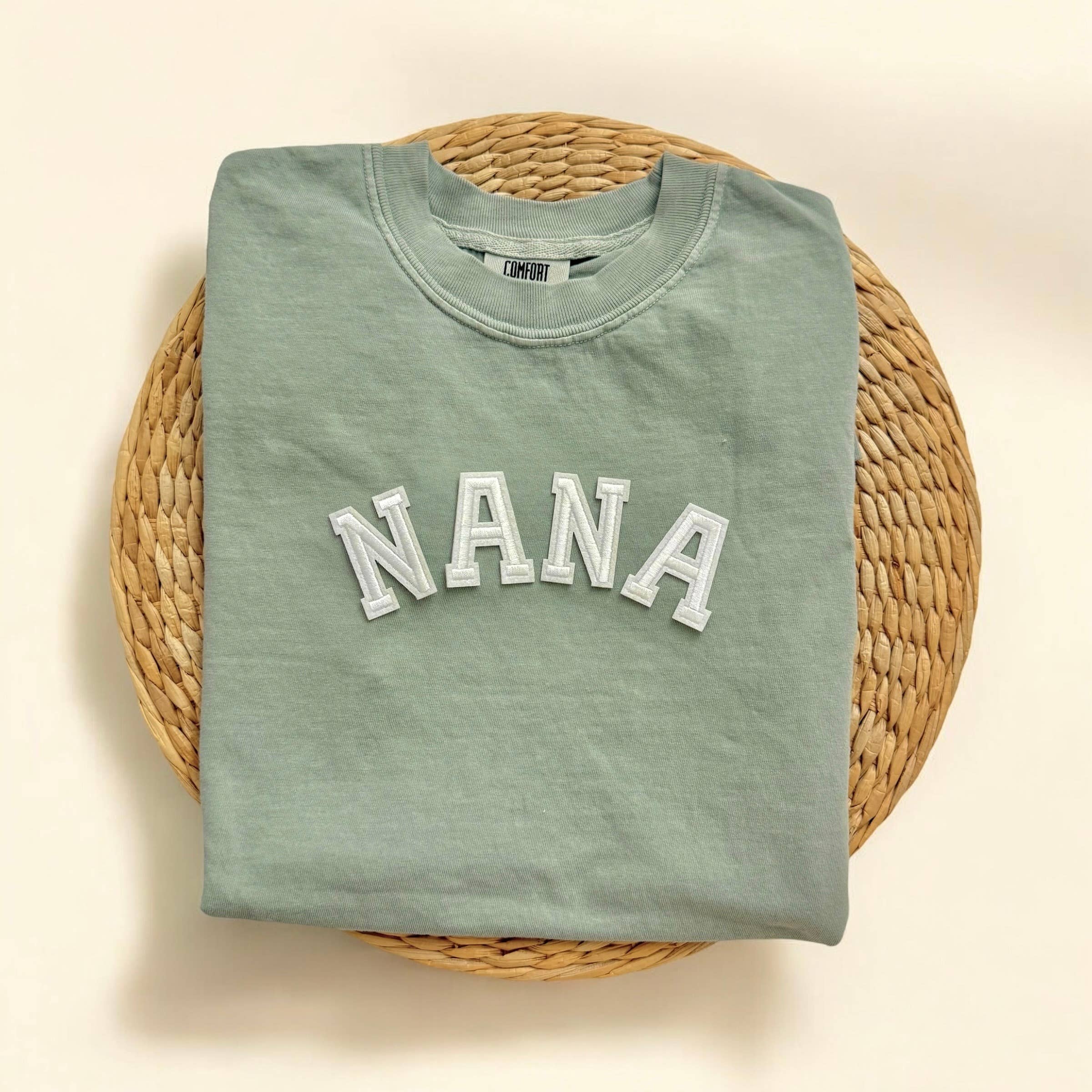 Comfort Colors Nana Shirt, New Grandma Gifts Hoodie, Sweatshirt | PodTeesHub.com