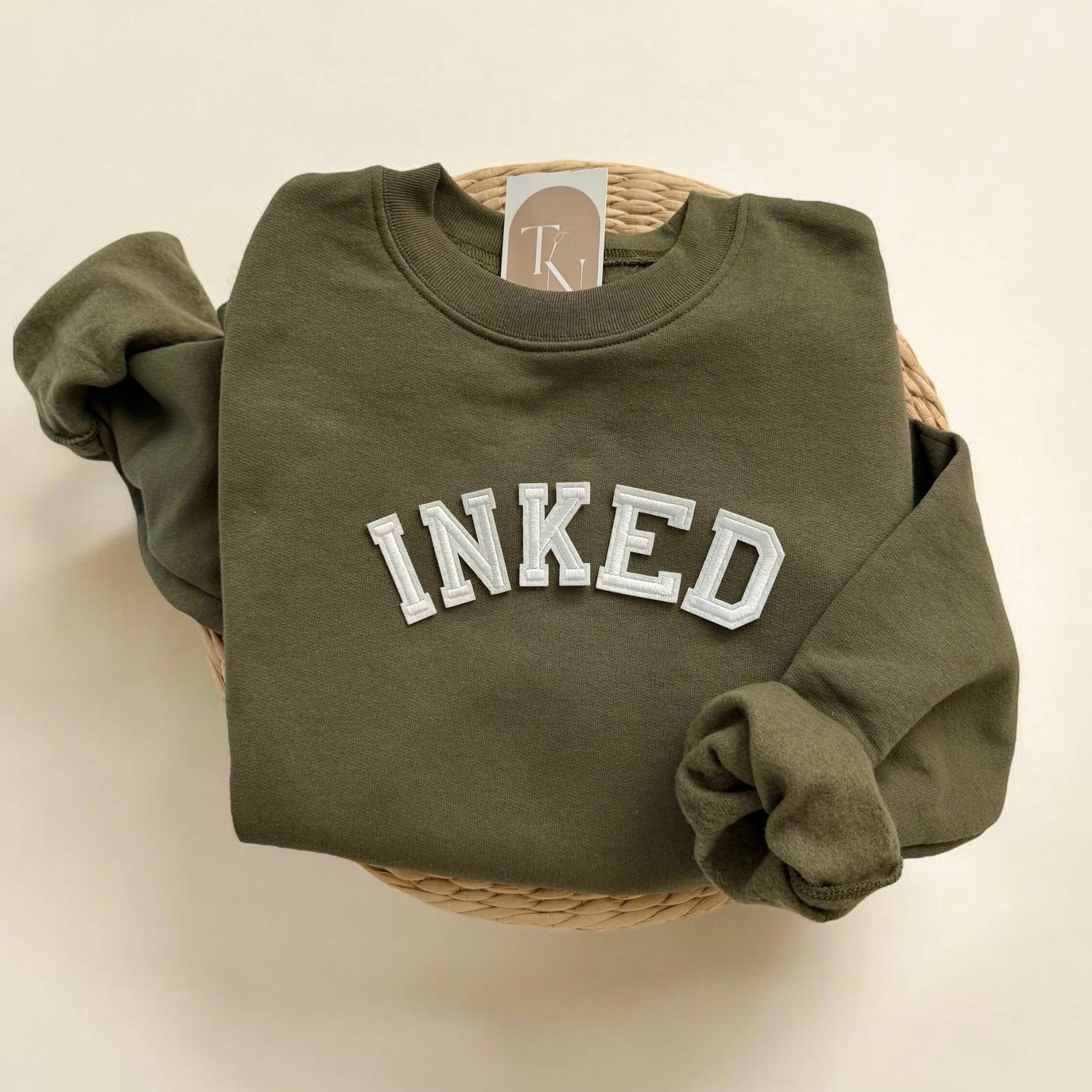 Inked Sweatshirt, Tattoo Sweatshirt T-Shirts, Hoodie | PodTeesHub.com