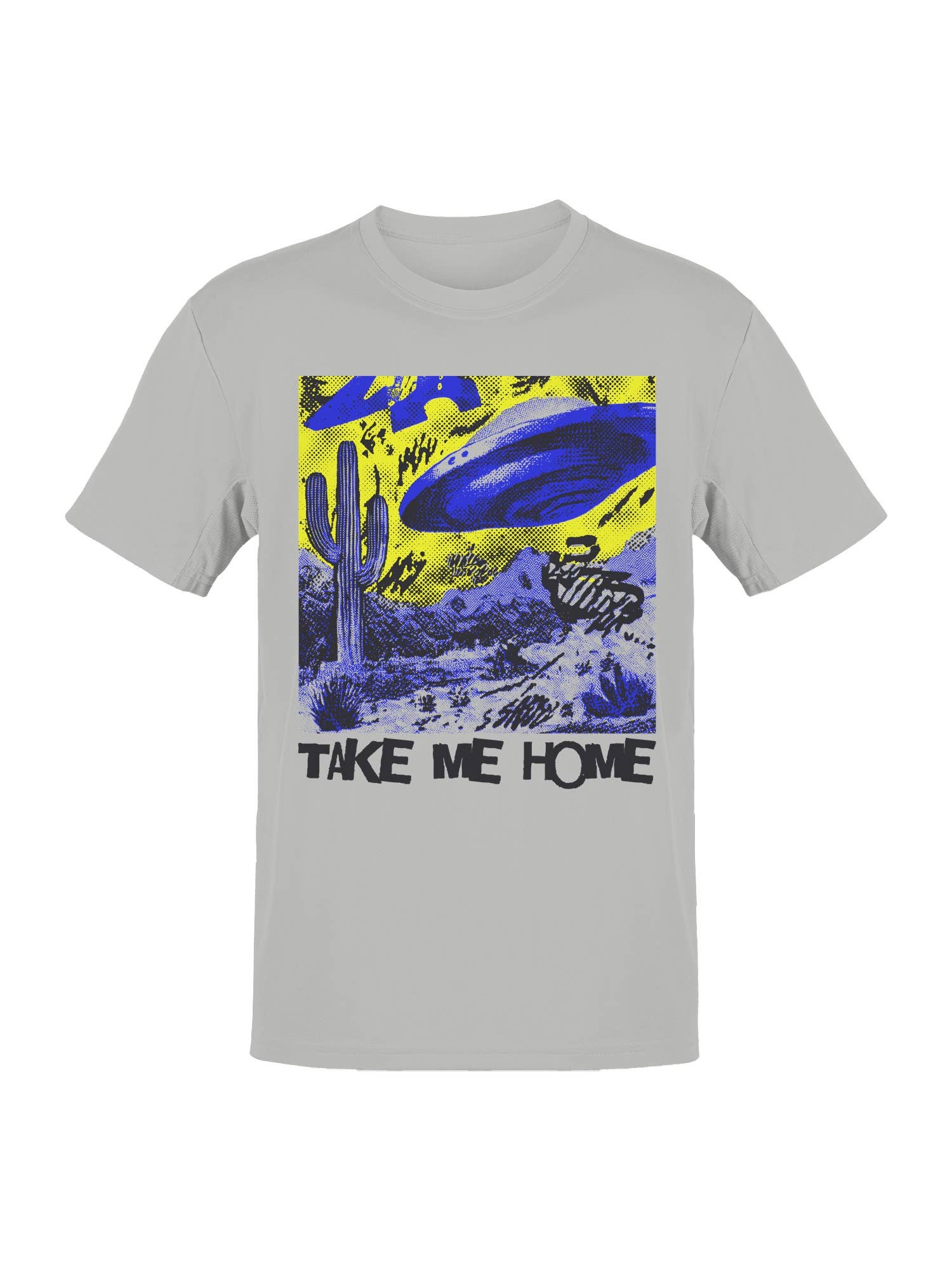 Ufo Cactus Desert Take Me Home Men's T-Shirt Hoodie, Sweatshirt | PodTeesHub.com