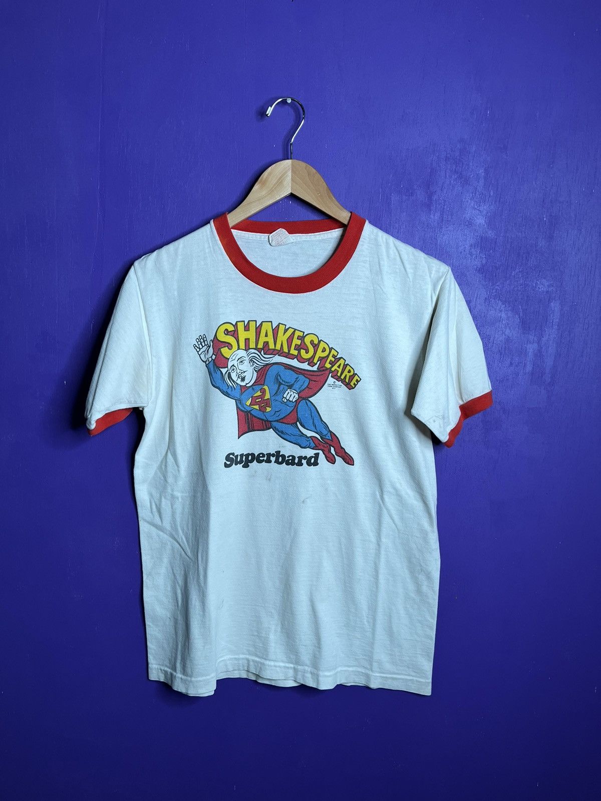 Other Vintage 1974 Shakespeare Superbard Superman T Shirt Hoodie, Sweatshirt | PodTeesHub.com