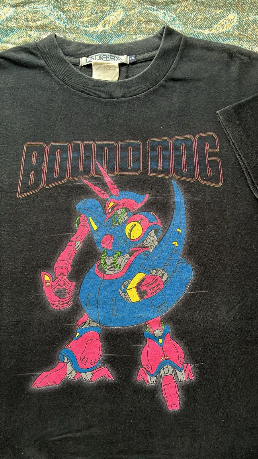 Anime Vintage Gundam Bound Dog Anime T Shirt Hoodie, Sweatshirt | PodTeesHub.com
