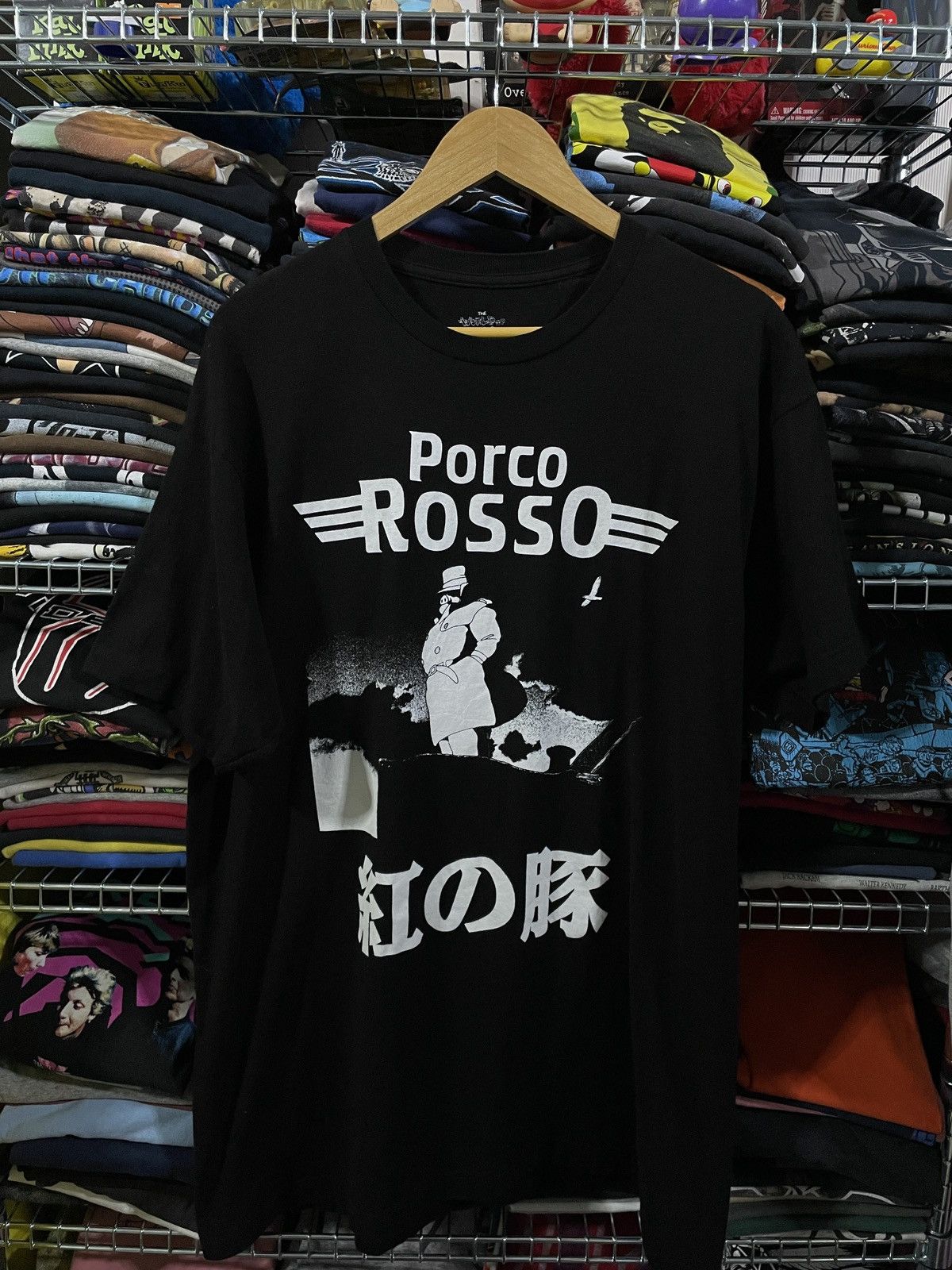 Porco Rosso Anime Manga Promo Studio Ghibli Y2k T-Shirts, Hoodie, Sweatshirt