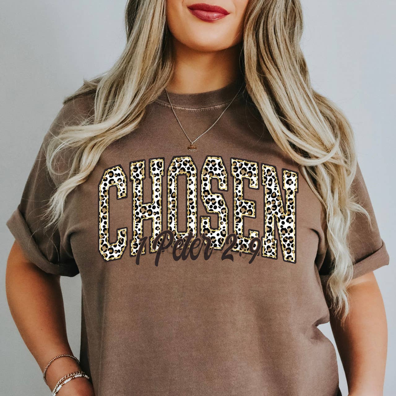 Chosen Leopard Tee Hoodie, Sweatshirt | PodTeesHub.com