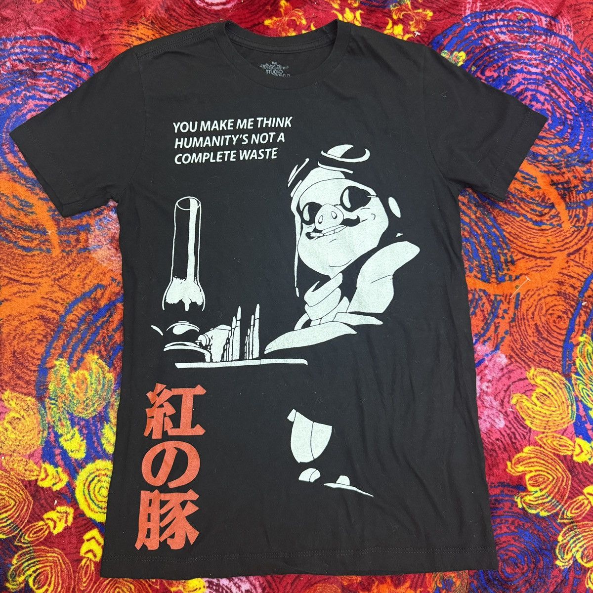 Anime Porco Rosso Movie Studio Ghibli Tee Shirt Hayao Miyazaki Hoodie, Sweatshirt | PodTeesHub.com