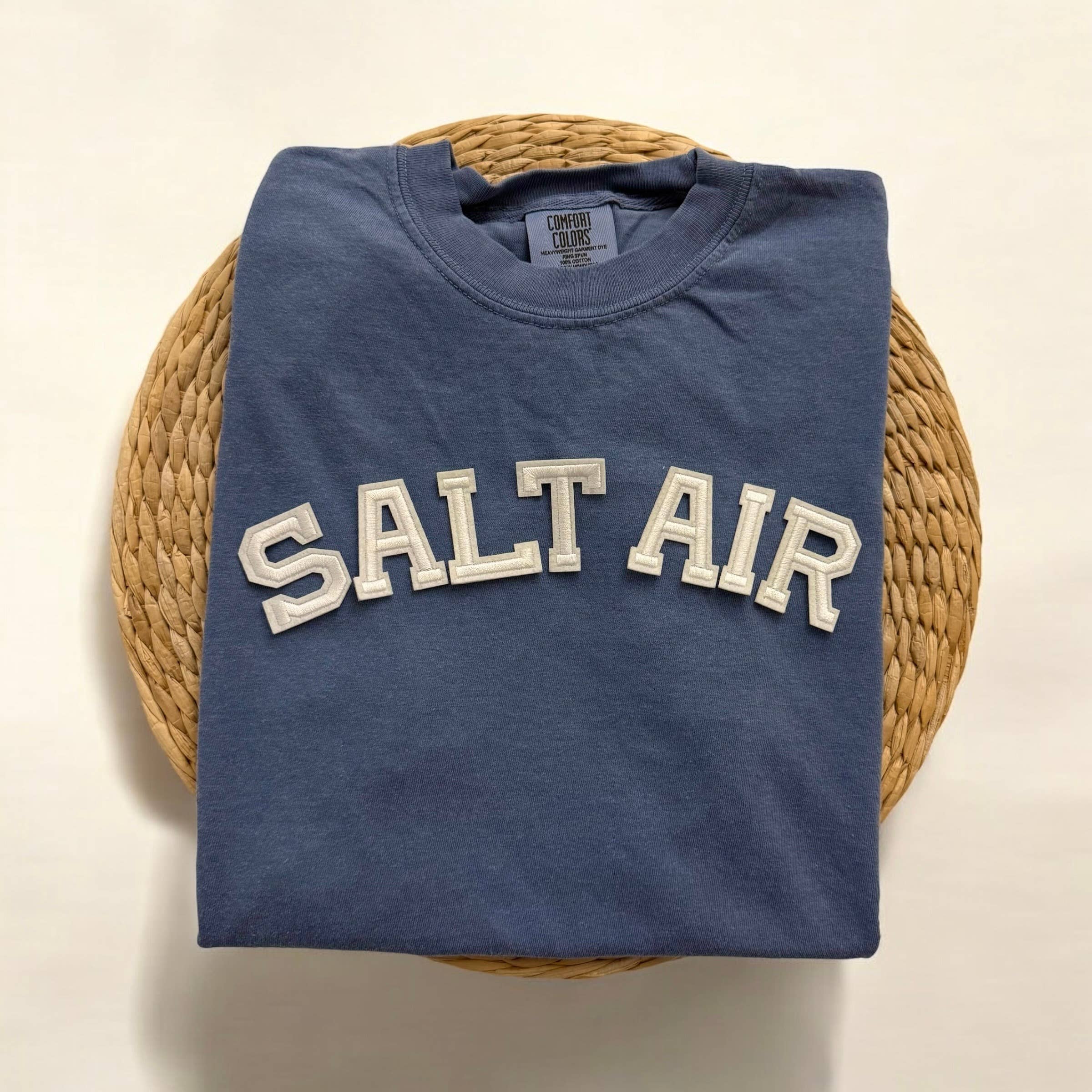 Comfort Colors Salt Air Short Sleeve Shirt, Beach Tee Hoodie, Sweatshirt | PodTeesHub.com