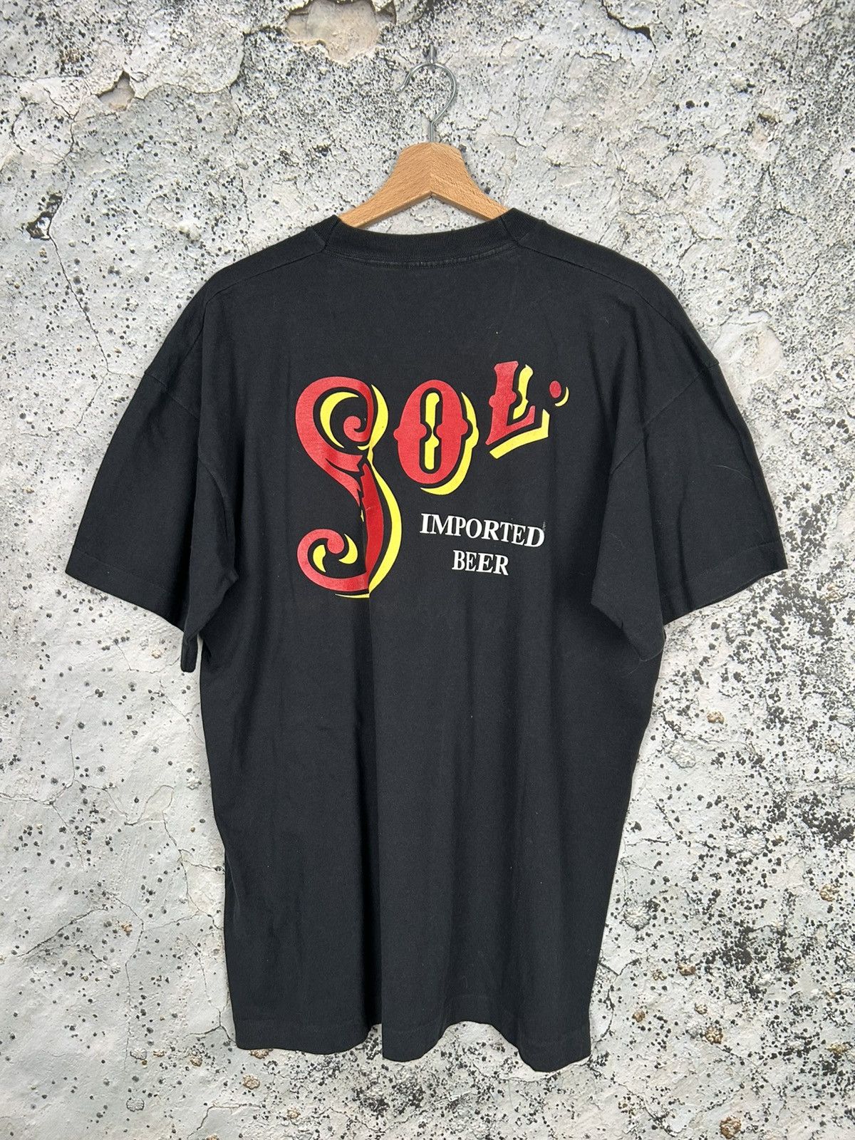 Vintage Sol Imported Beer Promo Graphic Tee 90s Hoodie, Sweatshirt | PodTeesHub.com