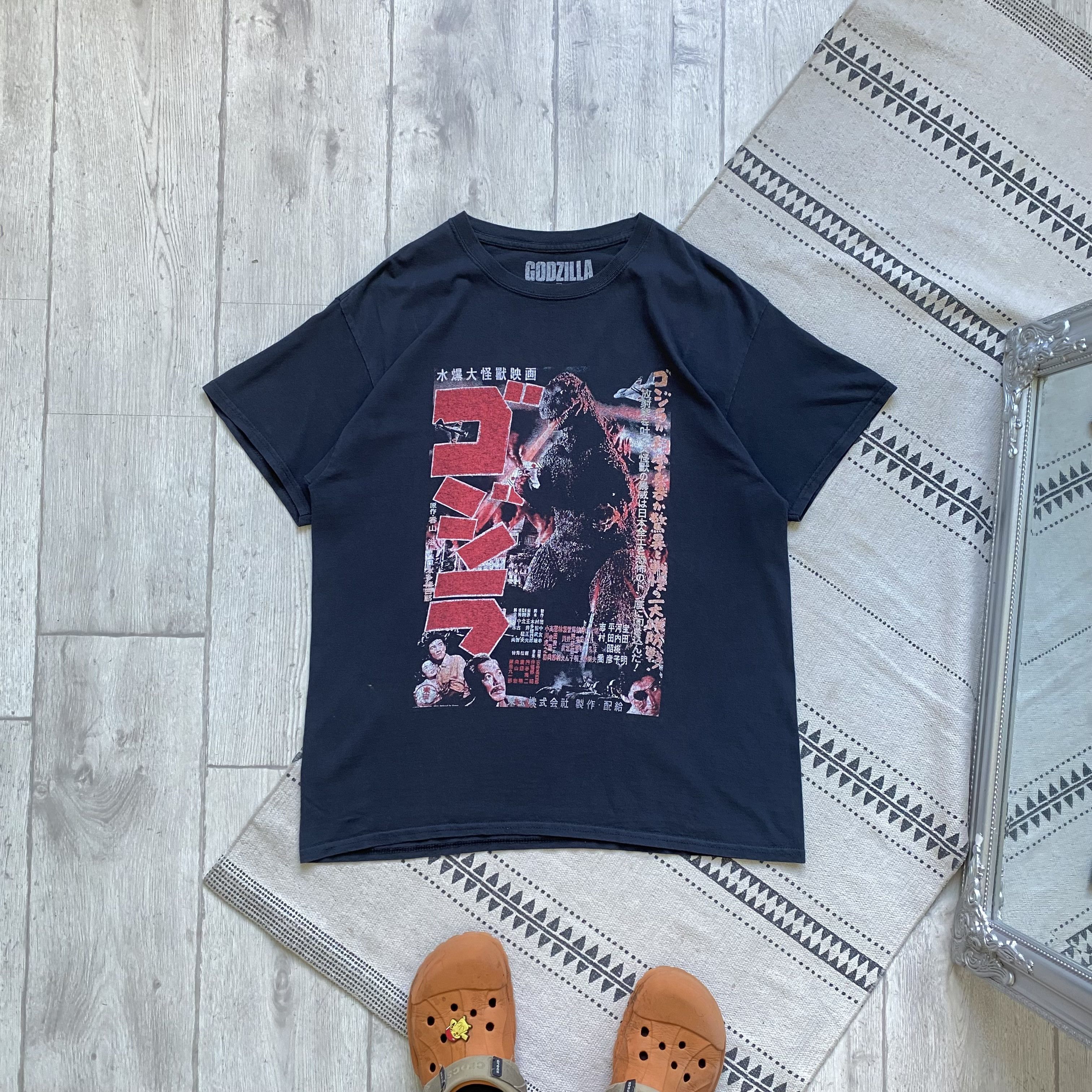 Japanese Brand Movie Vintage Gogzilla Tee Y2k Japanese Big Logo Hoodie, Sweatshirt | PodTeesHub.com