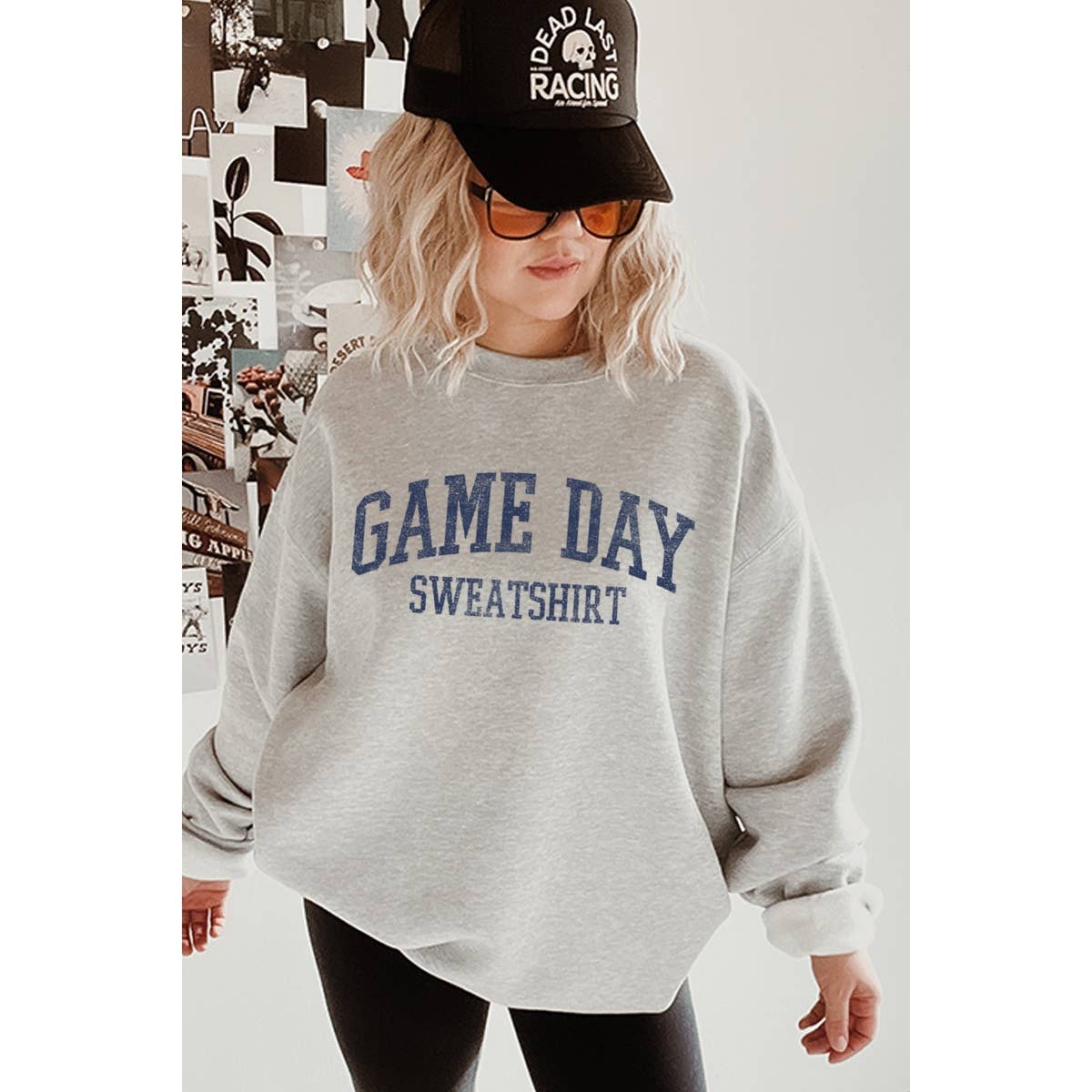 Game Day Sweatshirt Vintage Graphic Sweatshirts T-Shirts, Hoodie | PodTeesHub.com