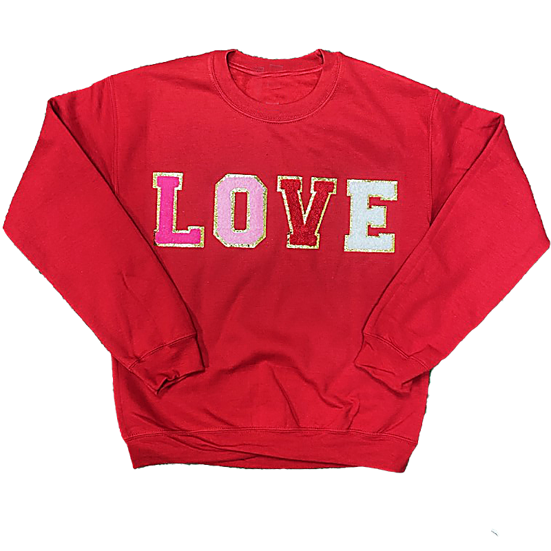 SW-6723 Love-Red Sweatshirt T-Shirts, Hoodie | PodTeesHub.com