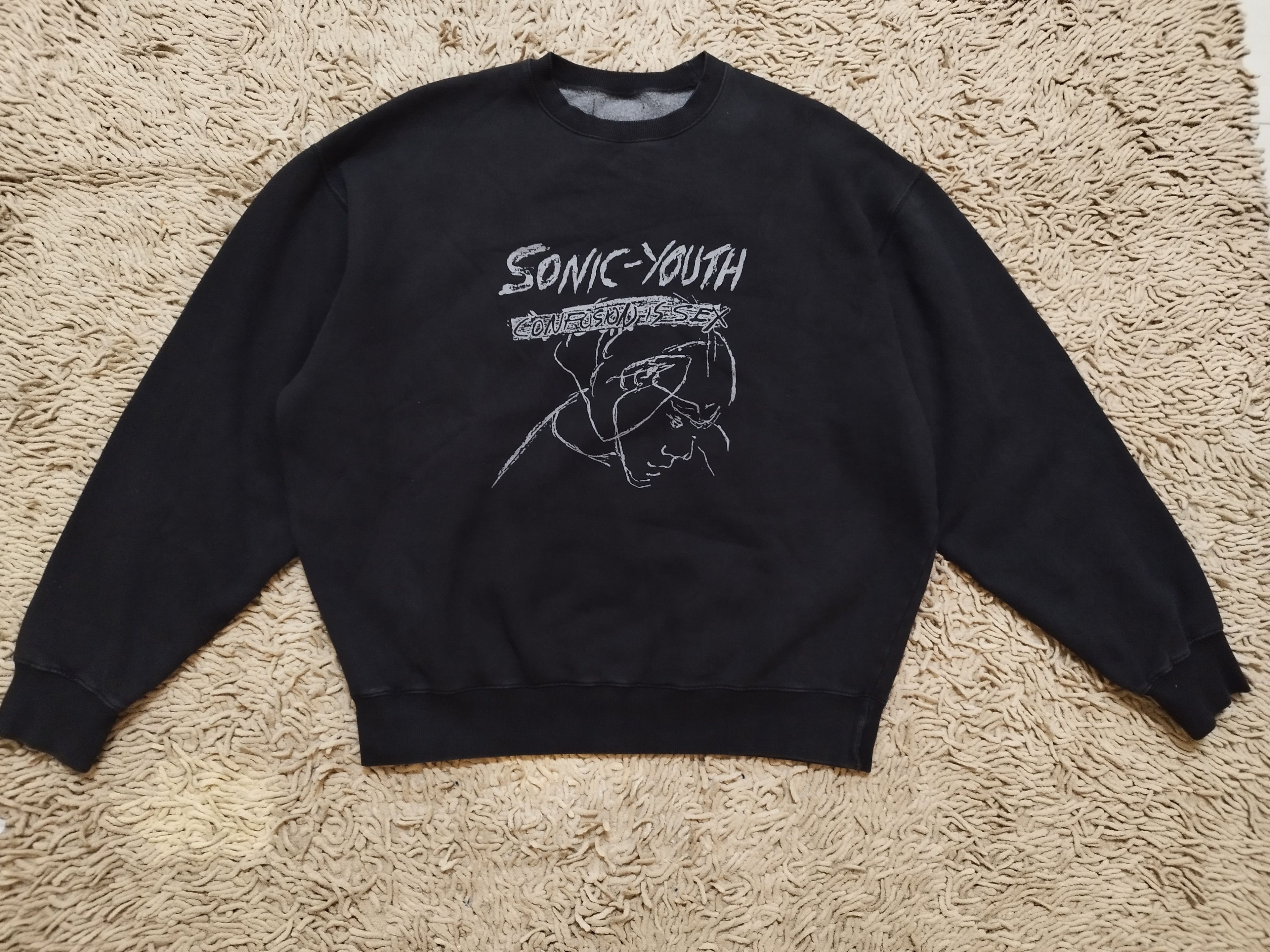 Band Tees Vintage Sonic Youth Confuse Is Sex Sweatshirt Hoodie | PodTeesHub.com