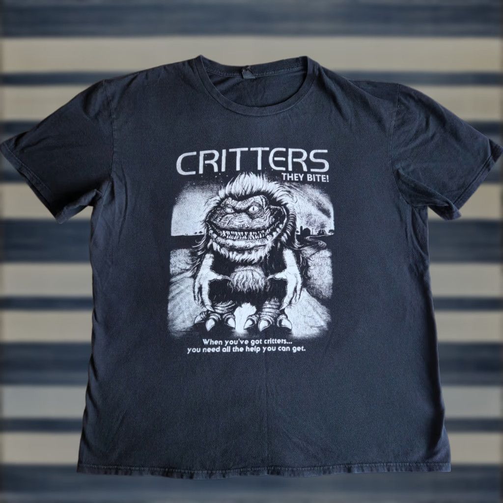 Anvil Critters They Bite 80 S Horror Movie Black 2xl T-Shirts, Hoodie, Sweatshirt