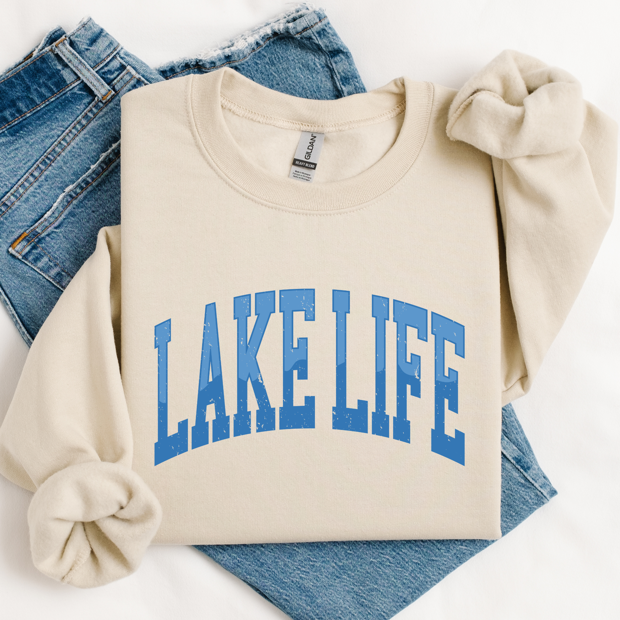 Lake Life Graphic Tee/Crewneck Hoodie, Sweatshirt | PodTeesHub.com