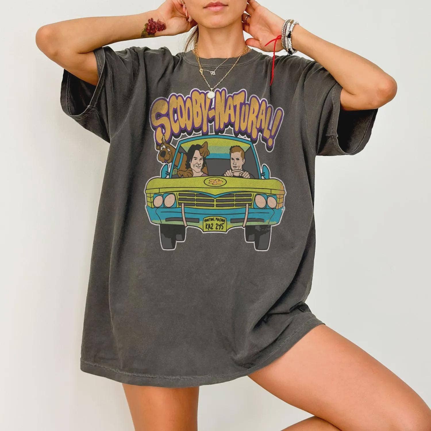 Scoobynatural Supernatural T-Shirt Dean & Sam Winchester Fan Hoodie, Sweatshirt | PodTeesHub.com