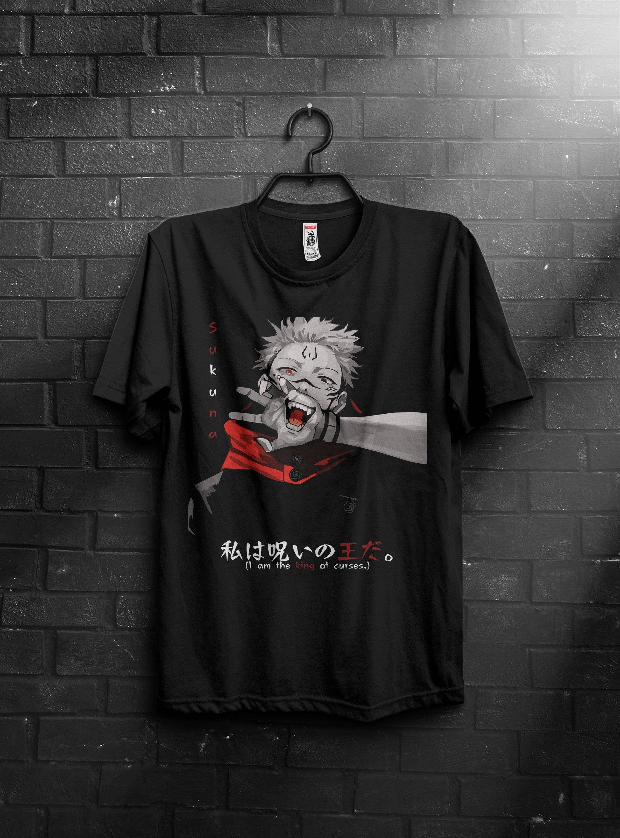 Sukuna Jujutsu Kaisen Anime Graphic Tee Gift For Him Her Hoodie, Sweatshirt | PodTeesHub.com
