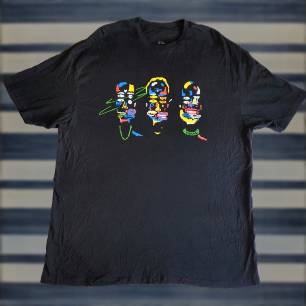 Vintage Ko Tony Toni Tone Colorful Faces Just Me And You 2023 Tour Black T Shirt 2xl R B Hip Hop Dou Hoodie, Sweatshirt