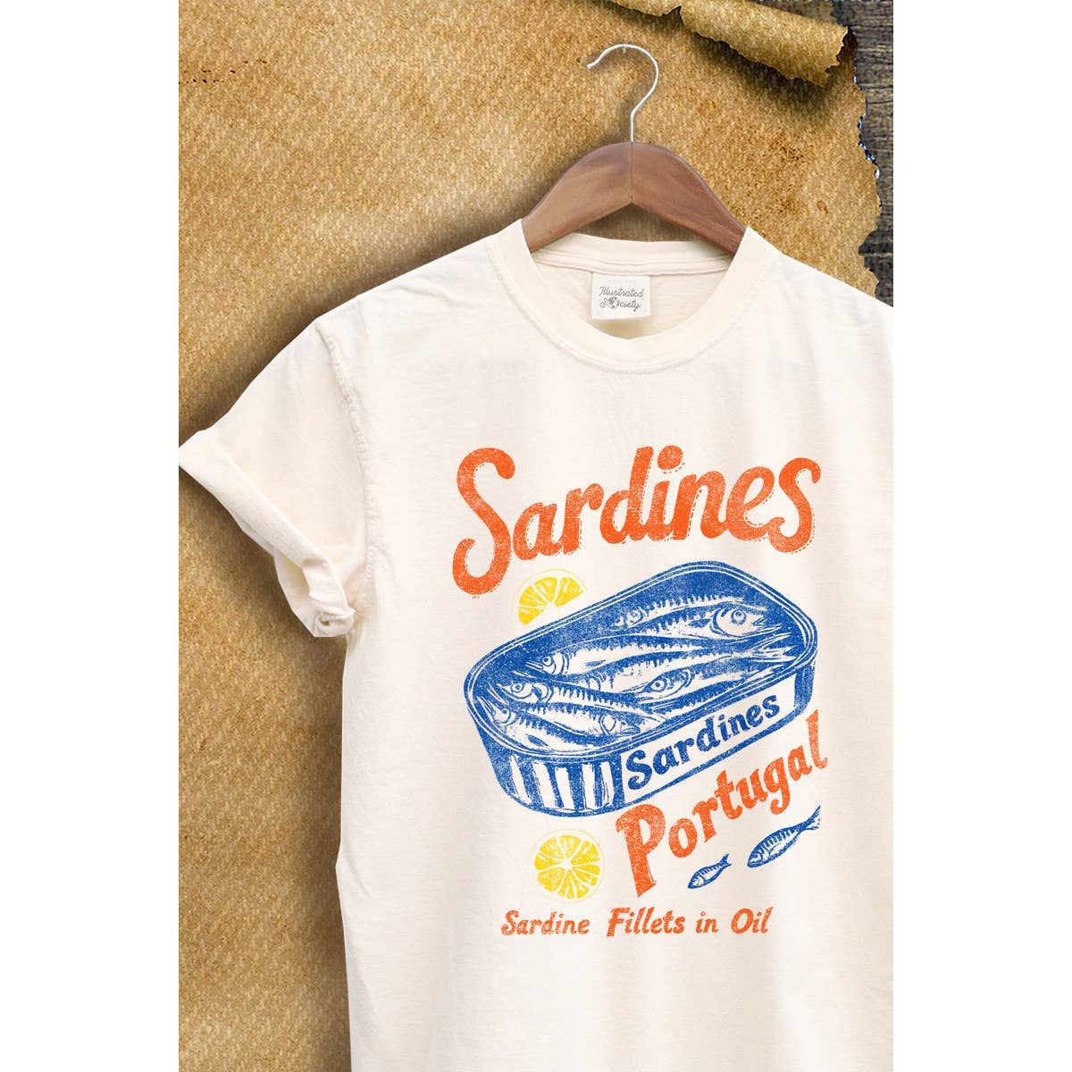 Sardines Portugal Graphic Vintage  Graphic Tee Hoodie, Sweatshirt | PodTeesHub.com