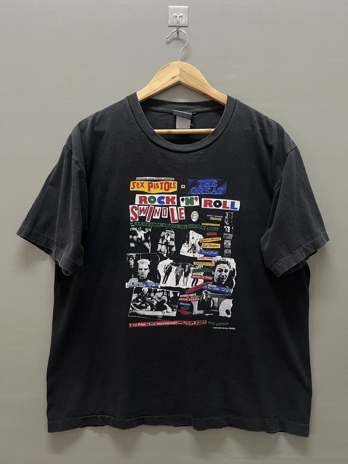 Vintage Sex Pistols Film Band Tee Malcolm Mclaren Hoodie, Sweatshirt | PodTeesHub.com