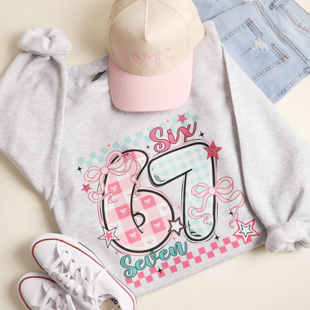 Checker Six Seven Heavyweight Sweatshirt T-Shirts, Hoodie | PodTeesHub.com
