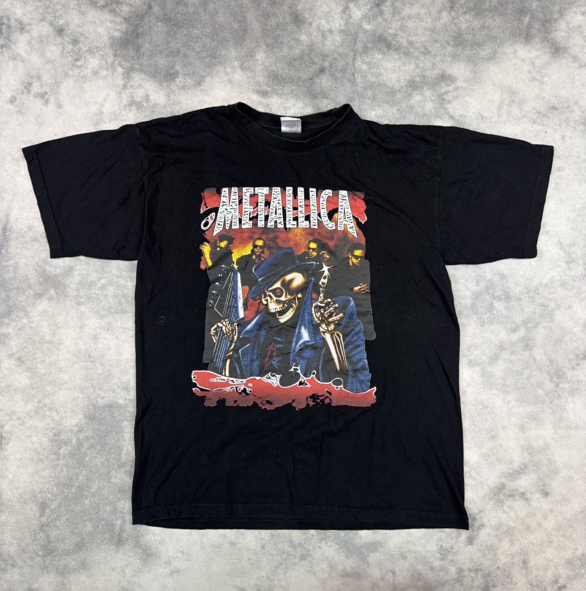 Metallica X Vintage Vintage Metallica T Shirt Graphic Y2k 00s Band Rock Metal Hoodie, Sweatshirt | PodTeesHub.com
