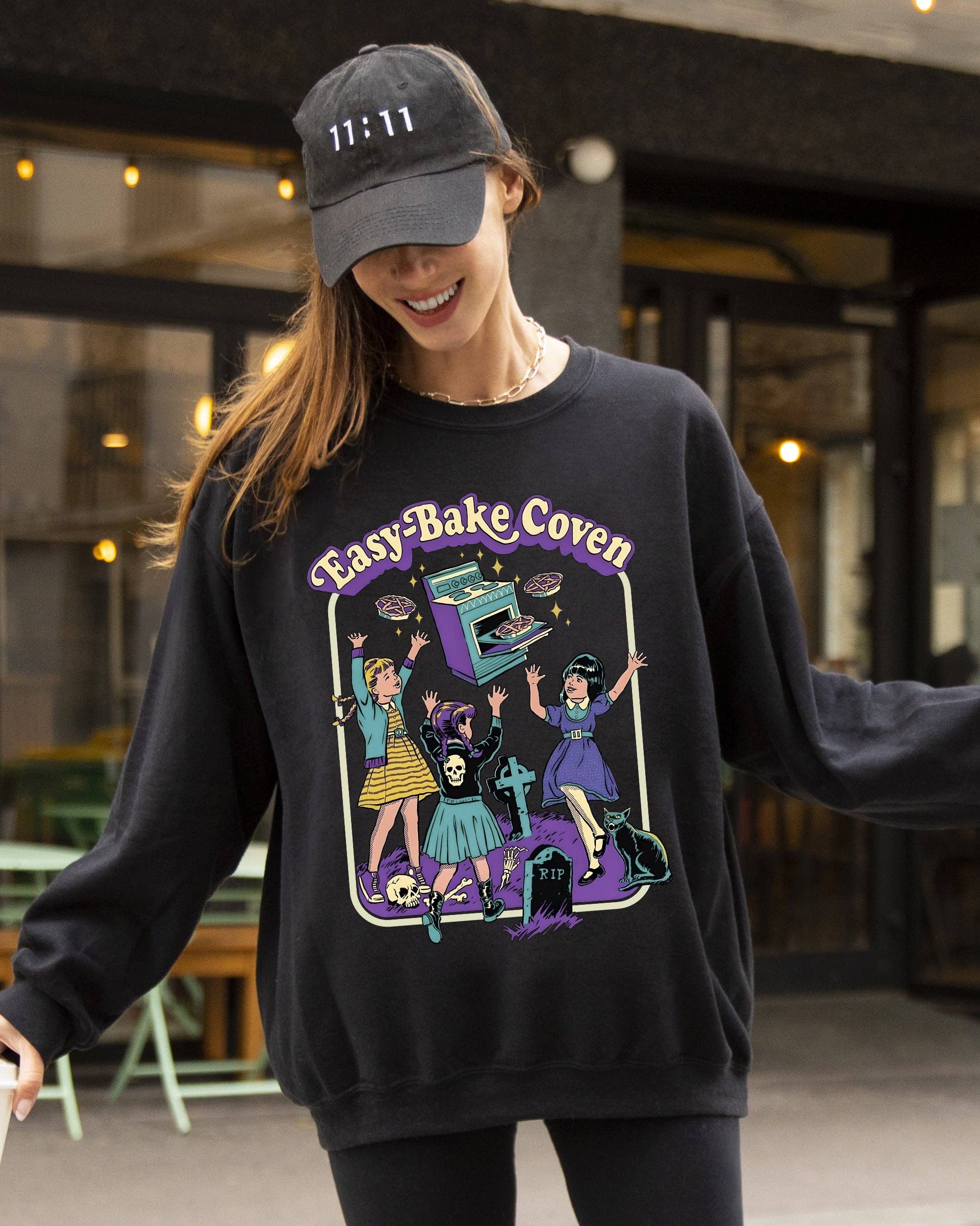 Easy-Bake Coven, Retro, Ghost Halloween Sweatshirt T-Shirts, Hoodie | PodTeesHub.com