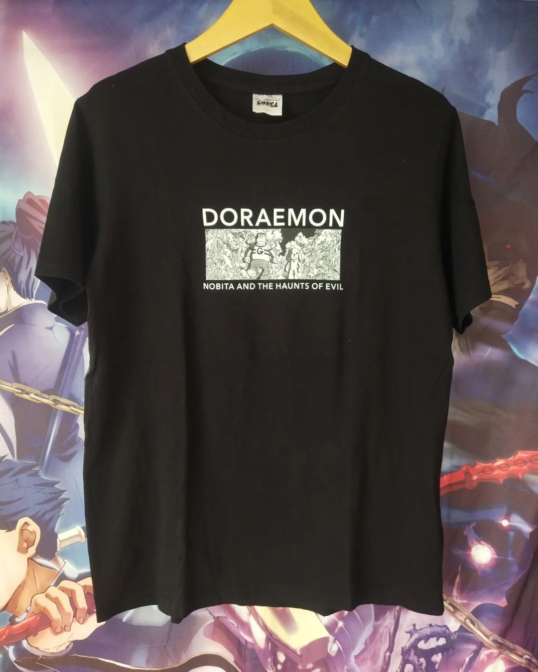 Japanese Brand Doraemon X Gu Nobita And The Haunts Of Evil Anime Tees Hoodie, Sweatshirt | PodTeesHub.com