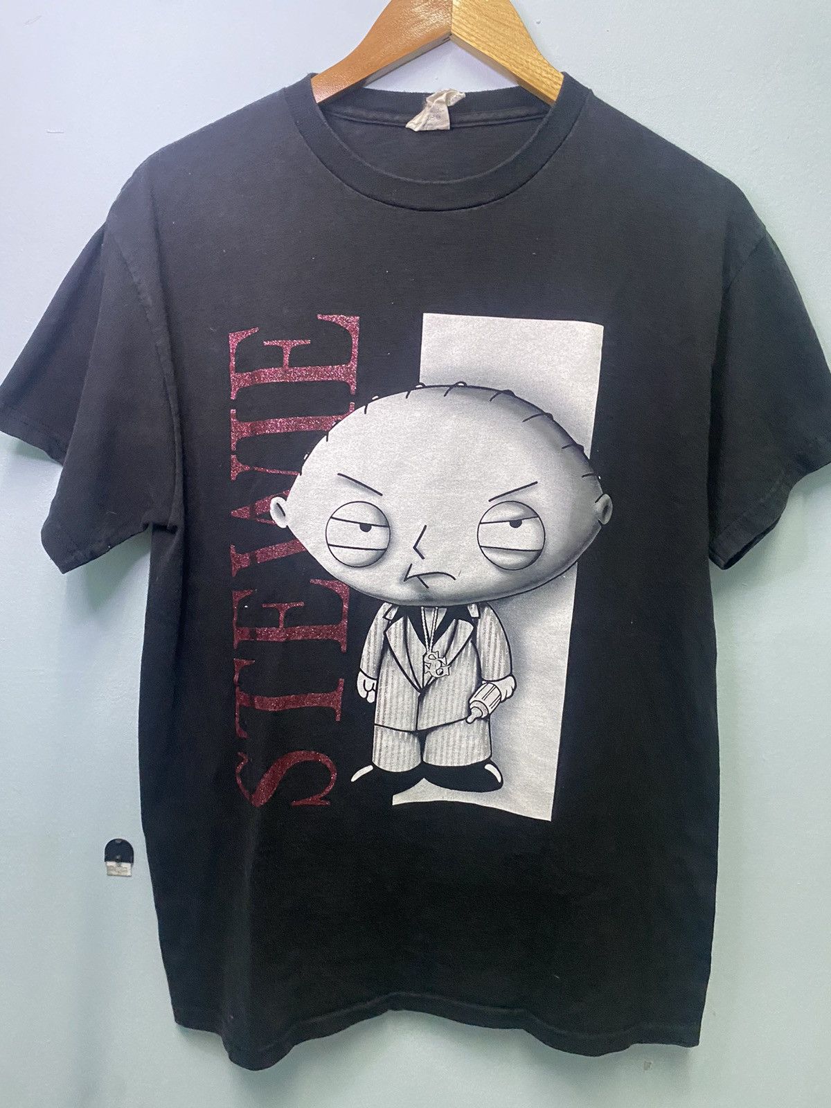 Other Family Guy Stewie Gangster Medium T Shirt Scarface Tee Hoodie, Sweatshirt | PodTeesHub.com