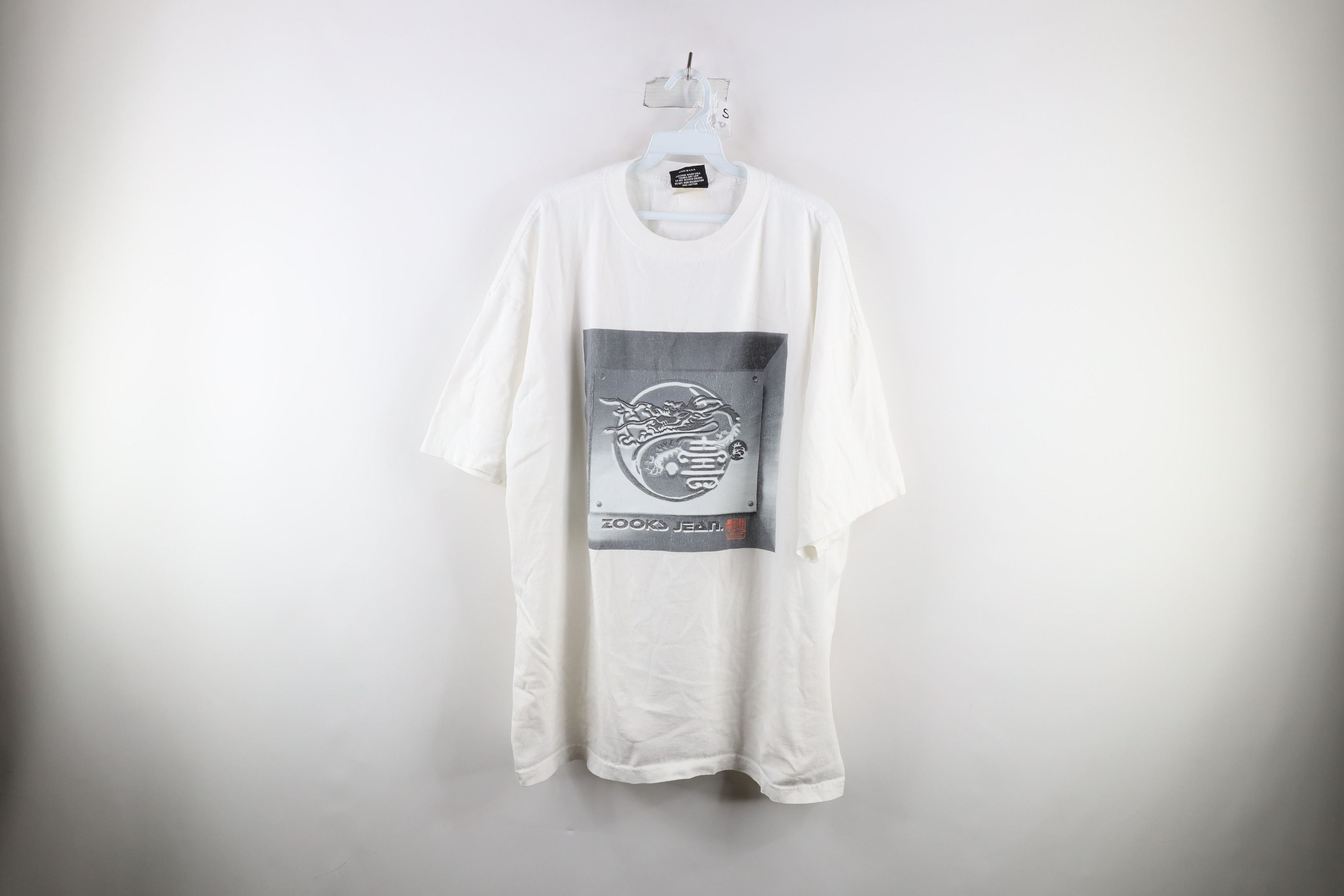 Vintage 90s Streetwear Yin Yang Hip Hop T Shirt White Usa Hoodie, Sweatshirt | PodTeesHub.com
