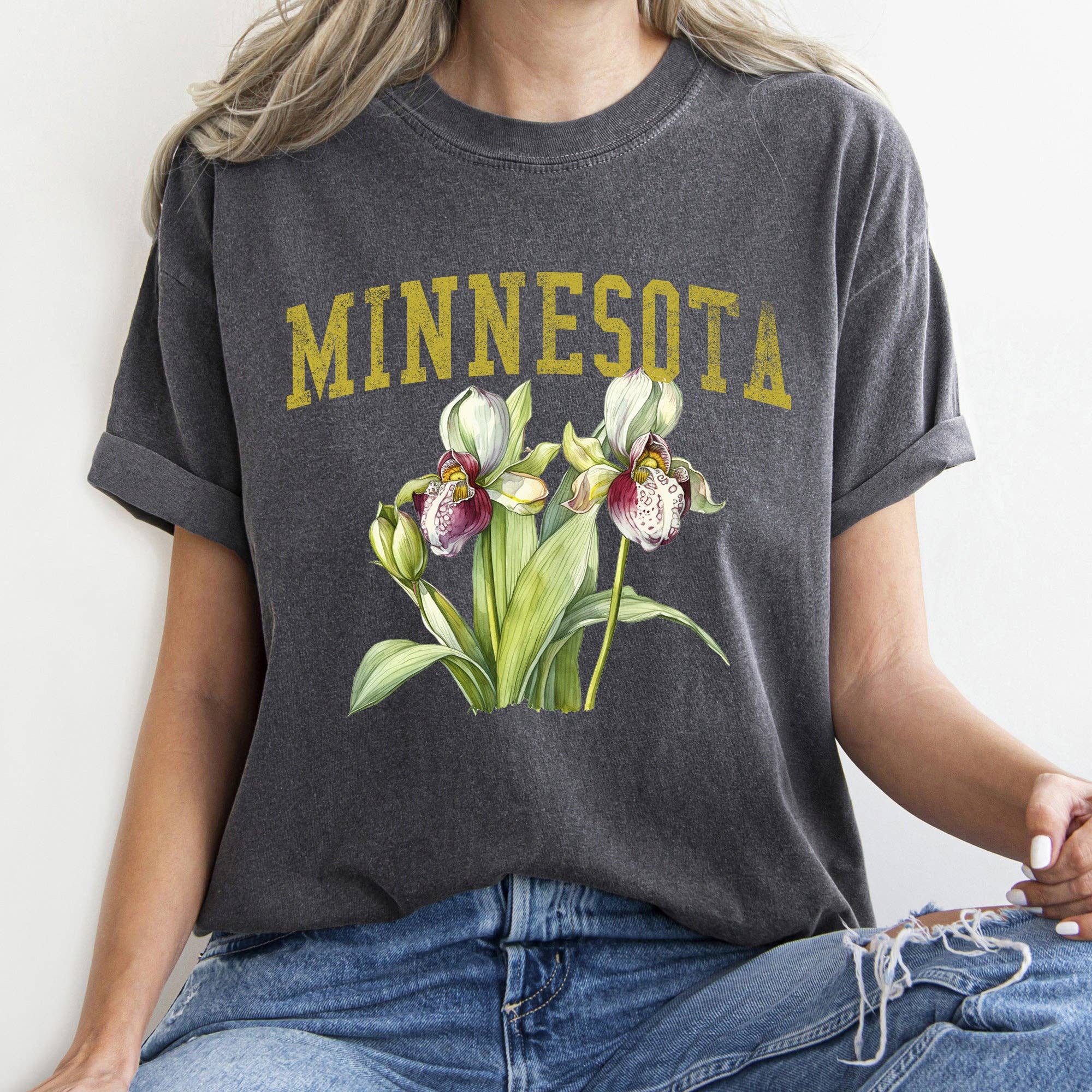 Minnesota State Flower T-Shirt Hoodie, Sweatshirt | PodTeesHub.com