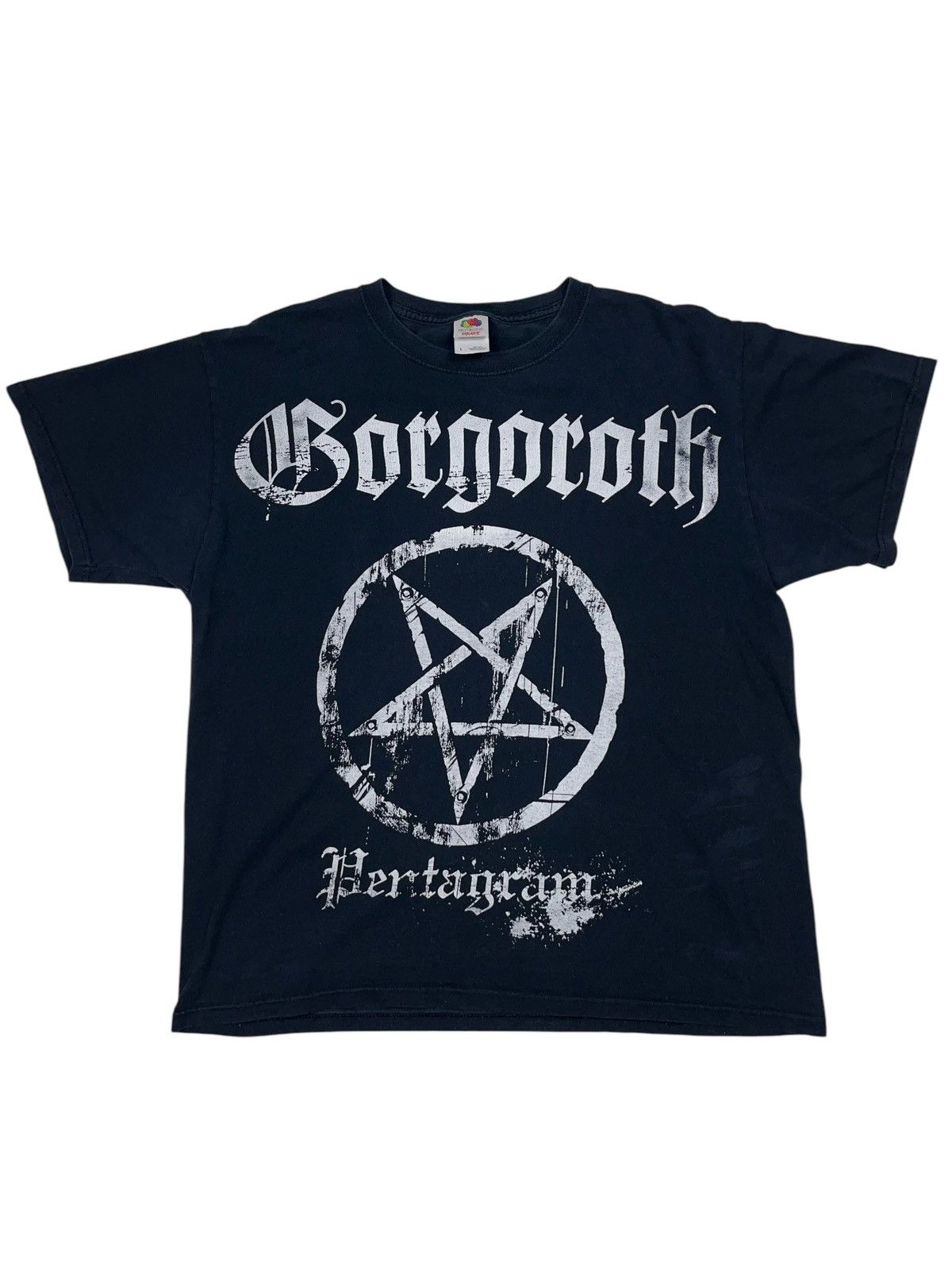 Vintage 00s Gorgoth Pentagram Black Metal T Shirt Hoodie, Sweatshirt | PodTeesHub.com