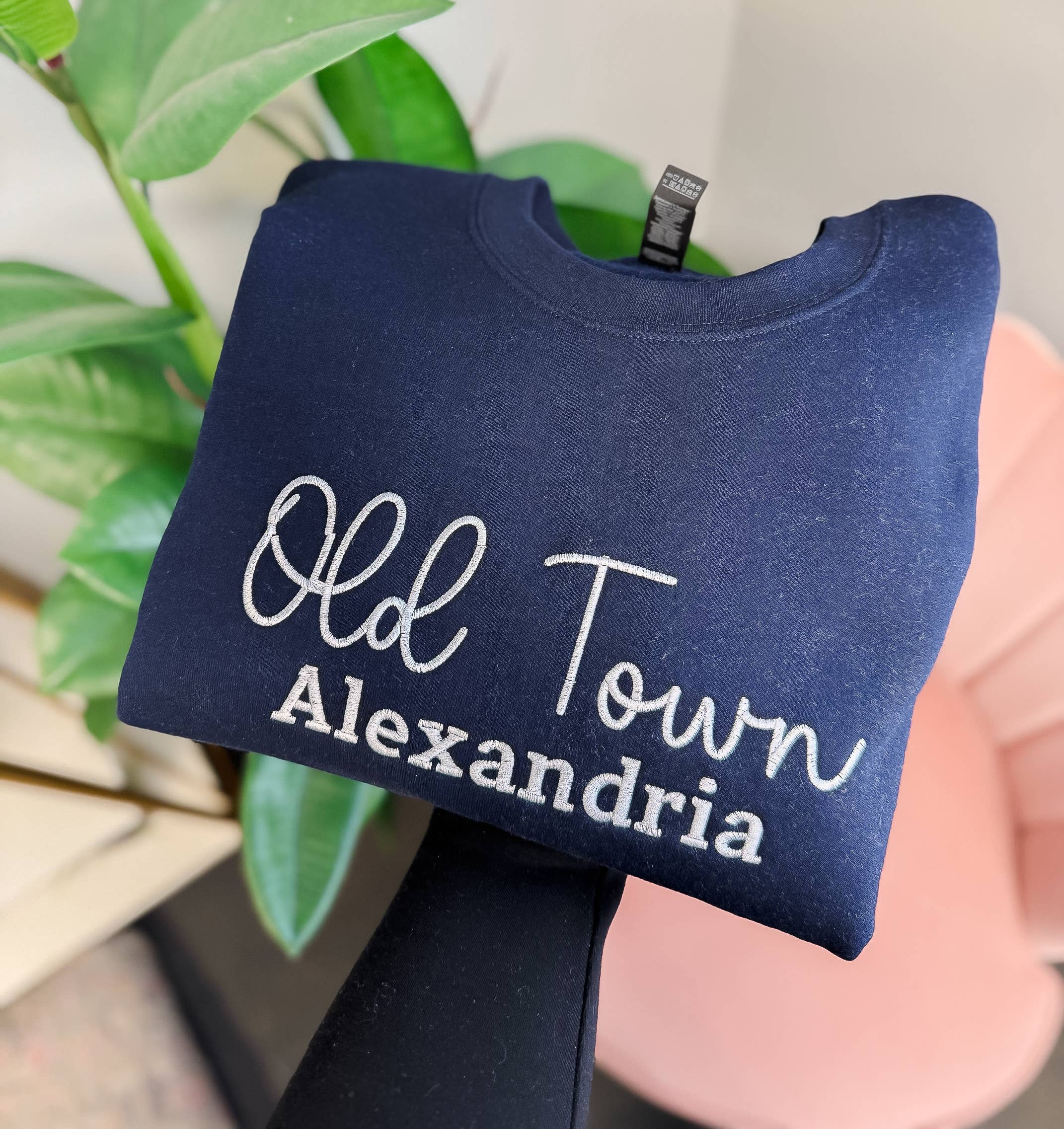 Custom Embroidered Sweatshirt, Custom City and State Shirt Hoodie | PodTeesHub.com
