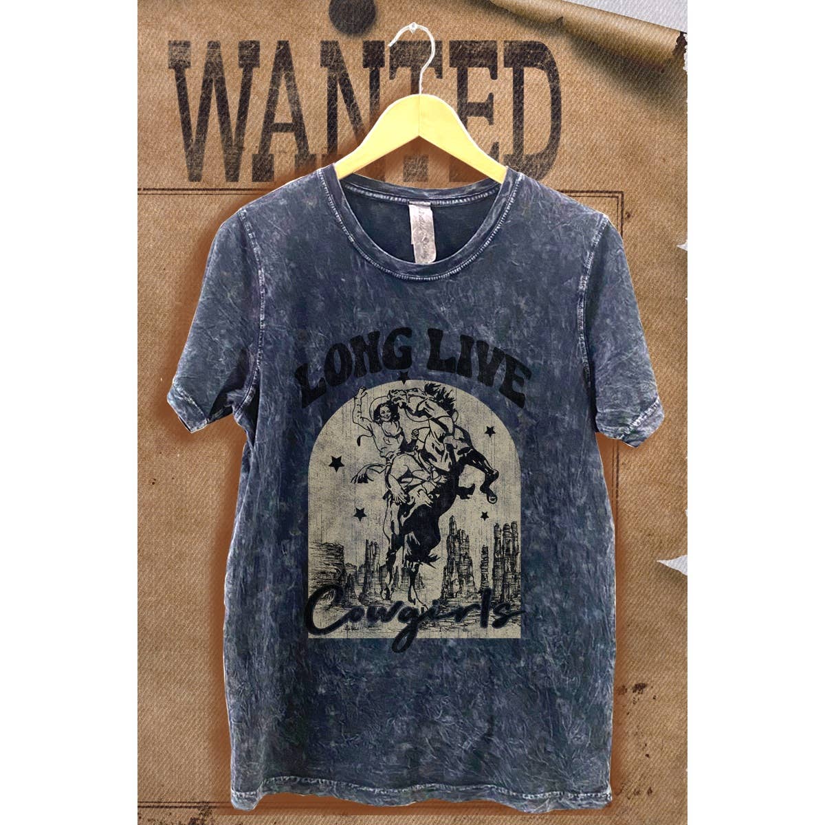 Long Live Cow Girl Wash Vintage Graphic  Tee Hoodie, Sweatshirt | PodTeesHub.com