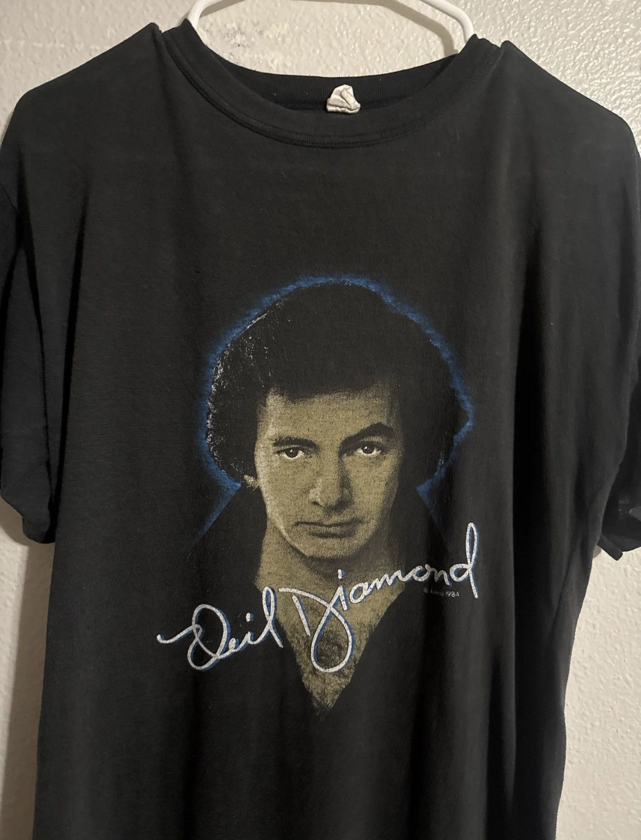 Band Tees Neil Diamond 1984 Diamond Tour Band Tee Grail Hoodie, Sweatshirt | PodTeesHub.com