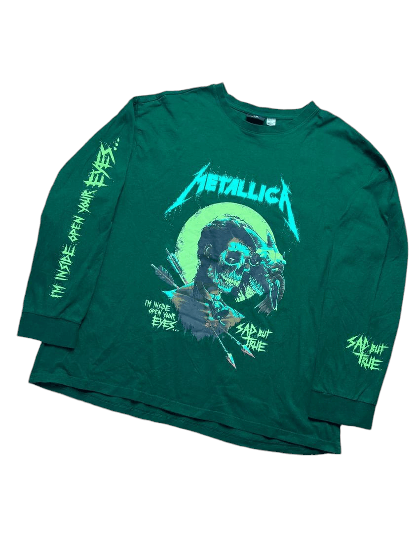 Metallica H M Long Sleeve Y2k T-Shirts, Hoodie, Sweatshirt