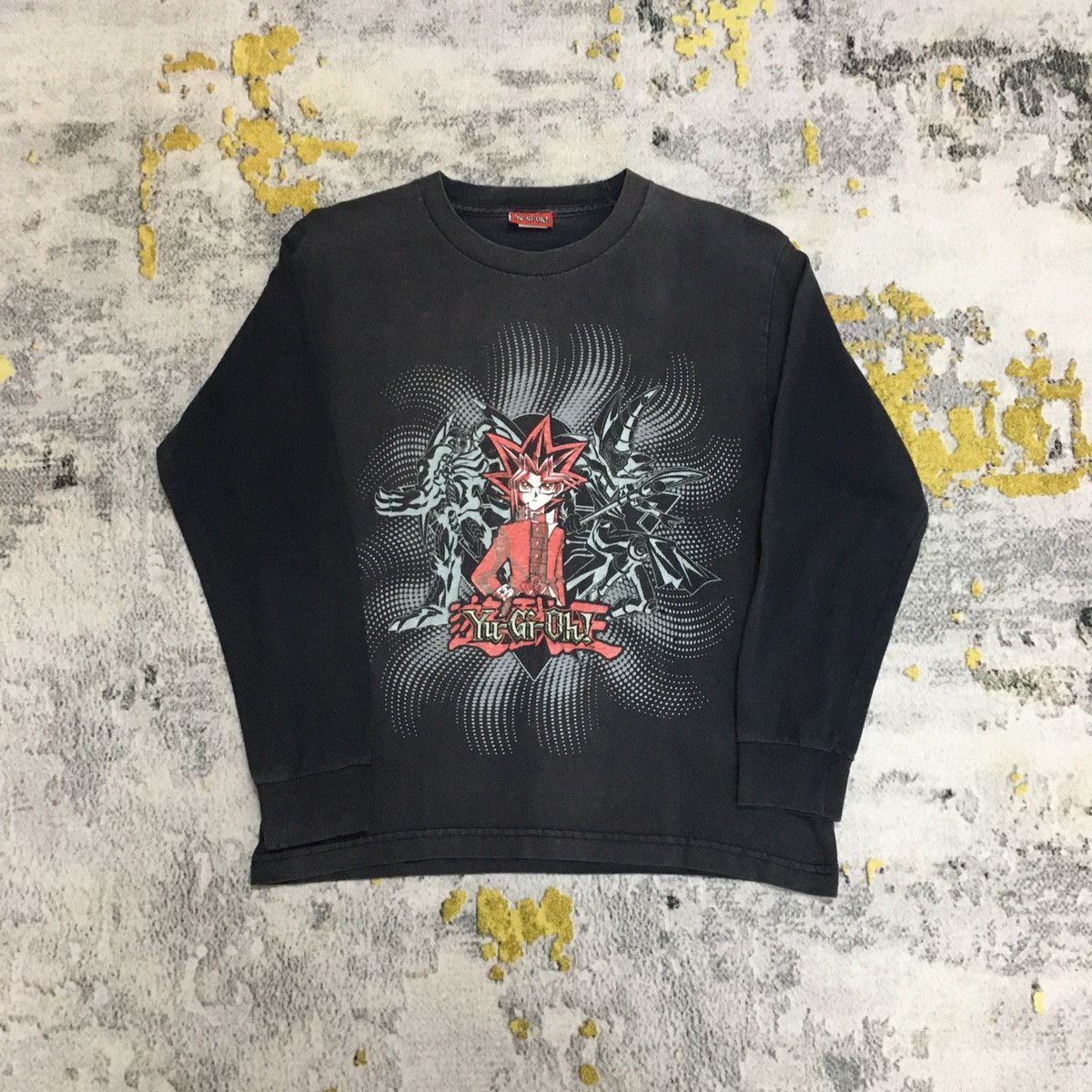 Vintage Yu Gi Oh Faded Long Sleeve Kid T-Shirts, Hoodie, Sweatshirt | PodTeesHub.com