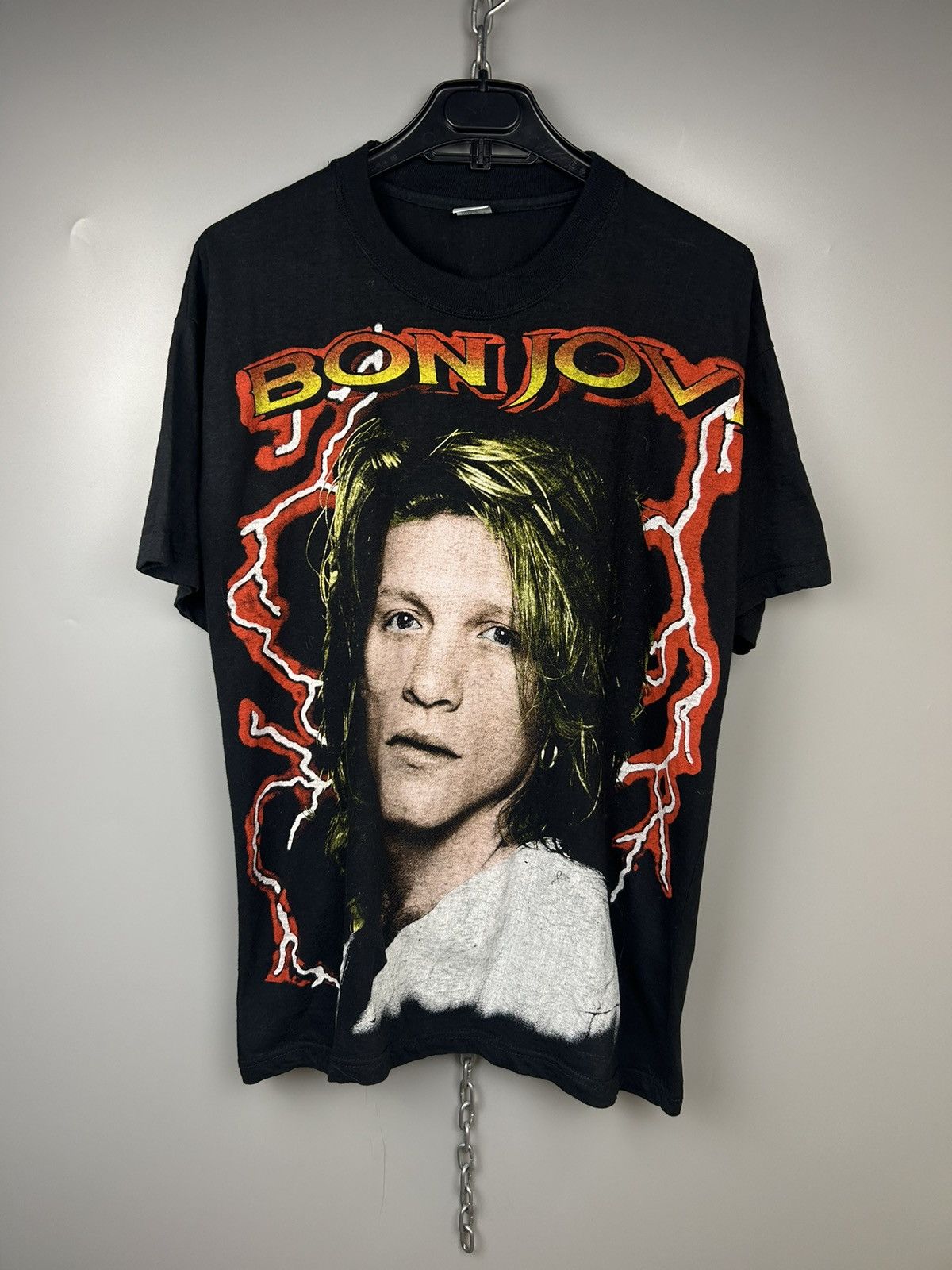 Bon Jovi X Vintage Vintage 90s Bon Jovi All Over Print T Shirt Hoodie, Sweatshirt | PodTeesHub.com